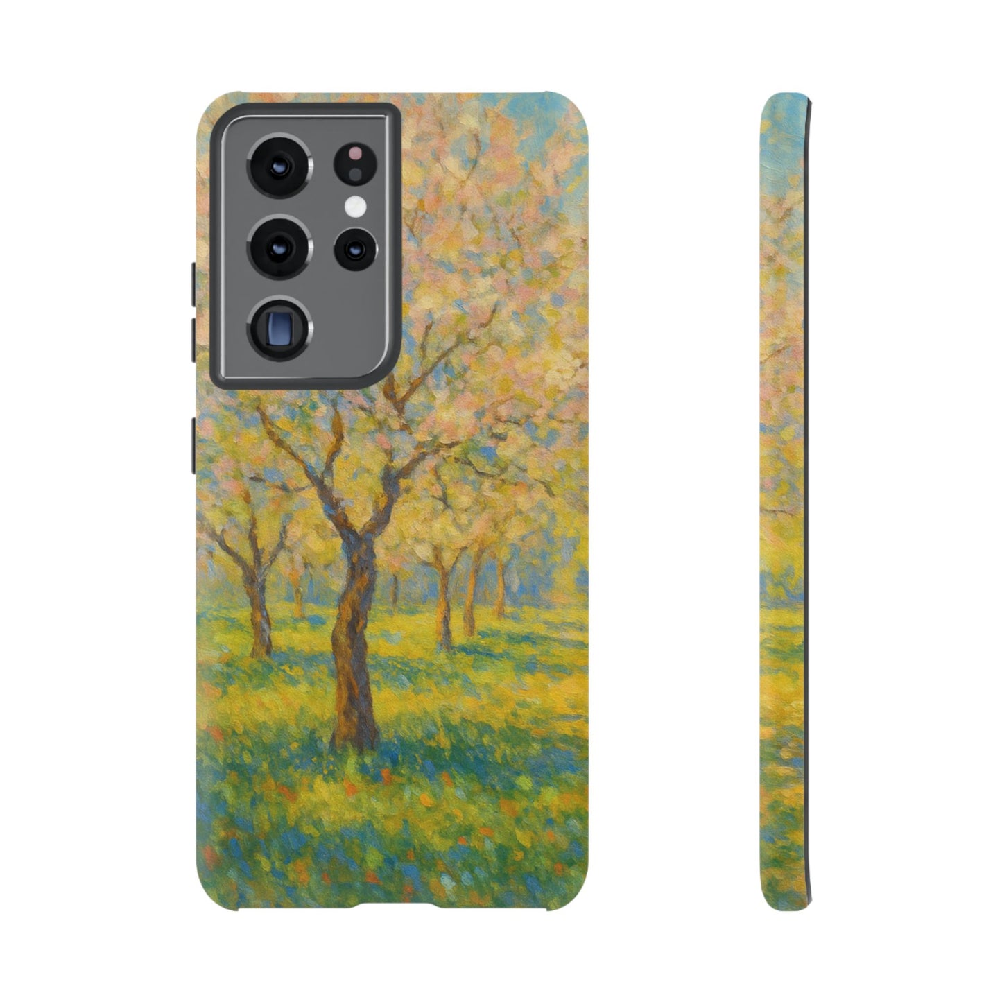 Artistic Phone Case, Tough Phone Case, Flower Tree Case, Spring Decor, Unique Phone Cover, Nature Lover Gift