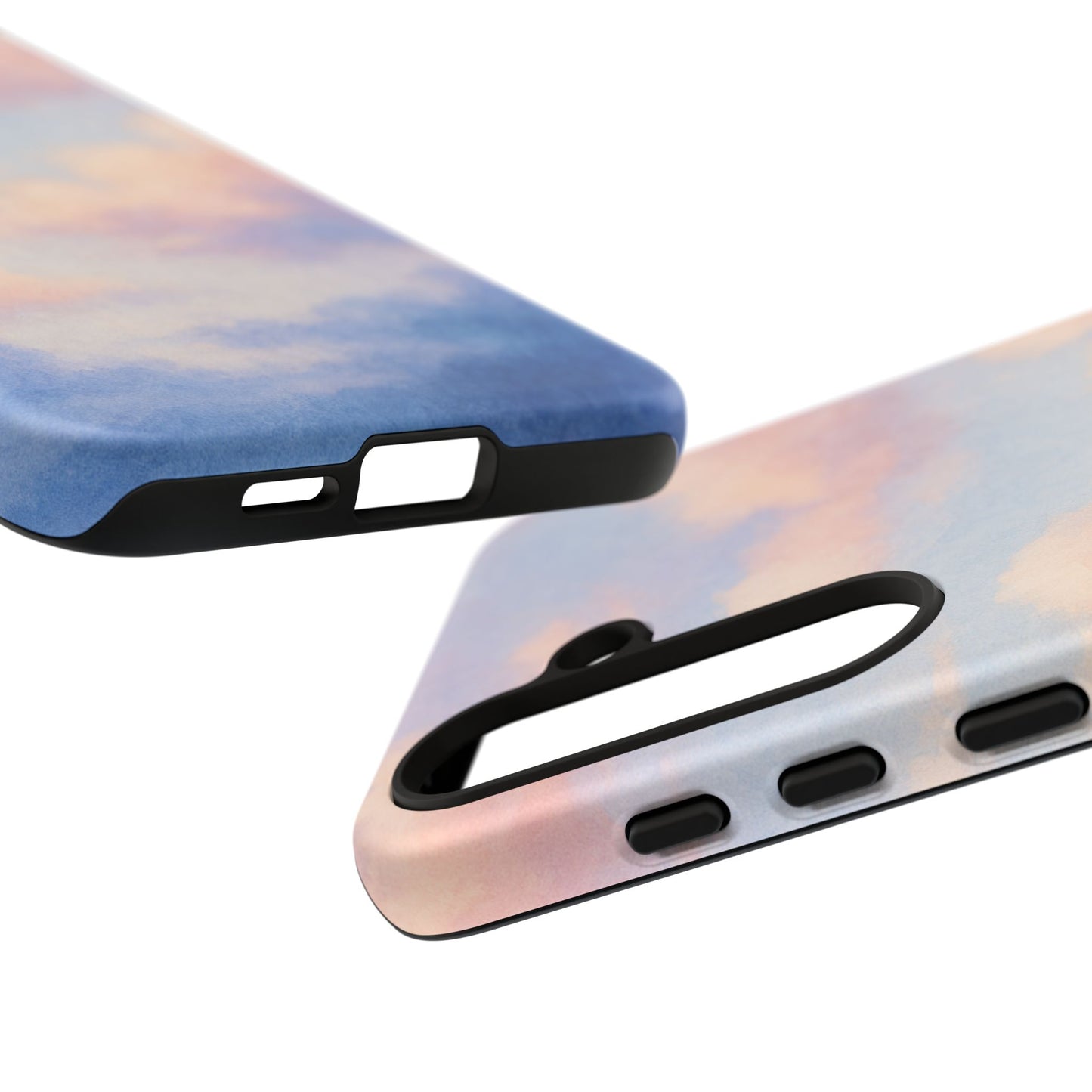 Sky Blue Cloud Phone Case, Tough Phone Cover, Aesthetic Cell Phone Accessory, Gift for Teen, Trendy Tech Protection