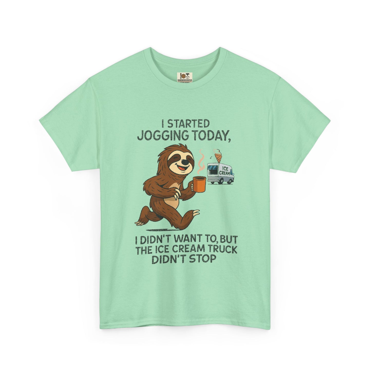 Funny Sloth Jogging T-Shirt | Gift for Exercise Lovers, Animal Humor Tee, Cute Sloth Apparel, Birthday Gift, Casual Wear
