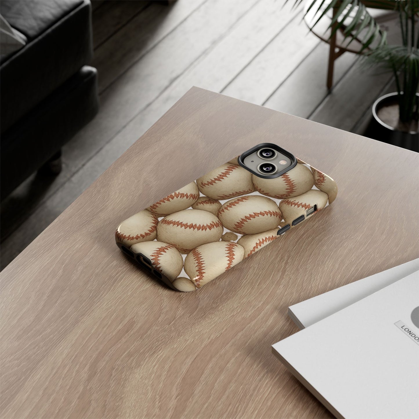 Baseball Phone Case, Tough Cases for Sports Fans, Custom iPhone Cover, Unique Gift for Baseball Lovers, Durable Protection