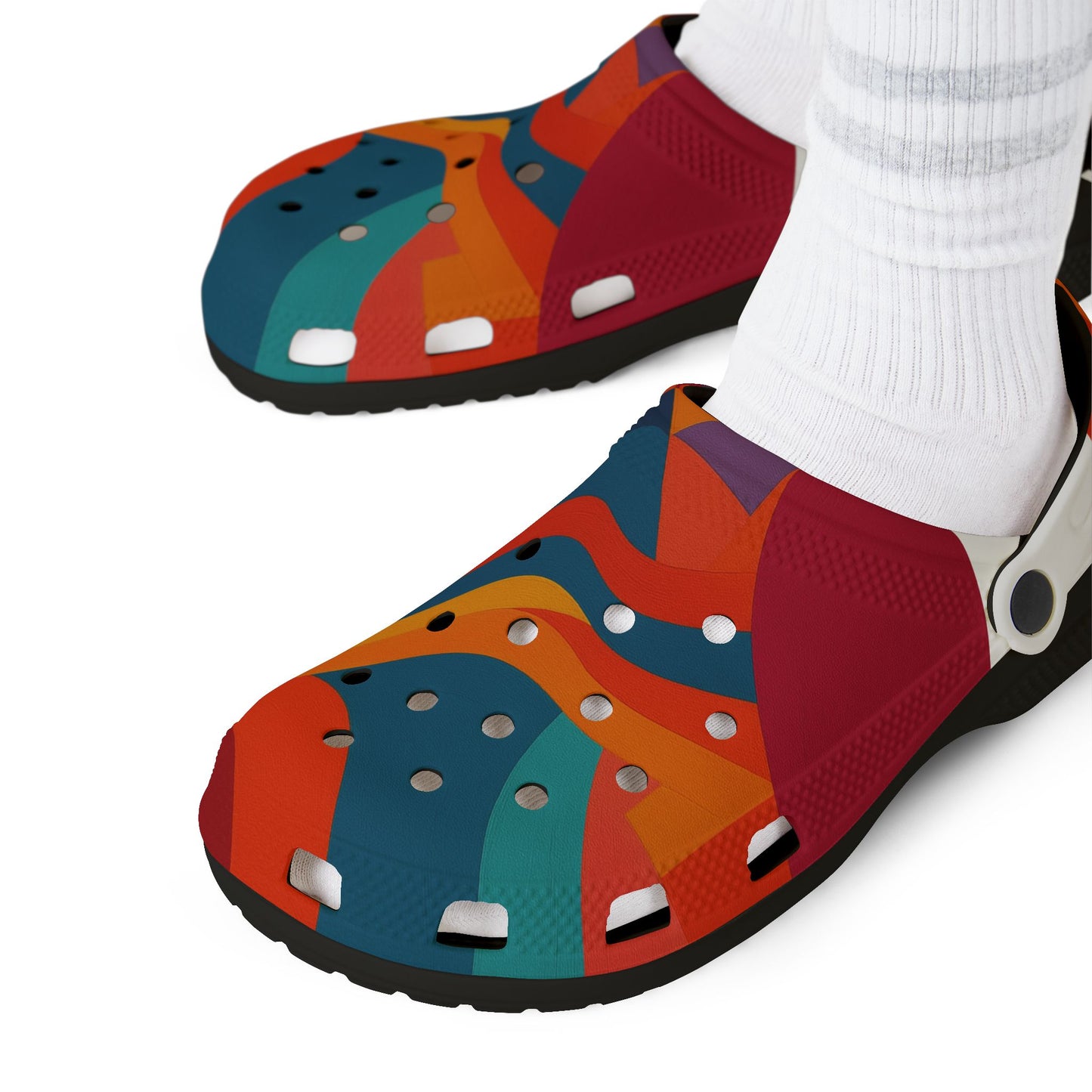Colorful EVA Foam Clogs - Fun & Stylish Slip-On Shoes for Everyday Comfort, Summer Footwear, Outdoor Adventures, Casual Wear