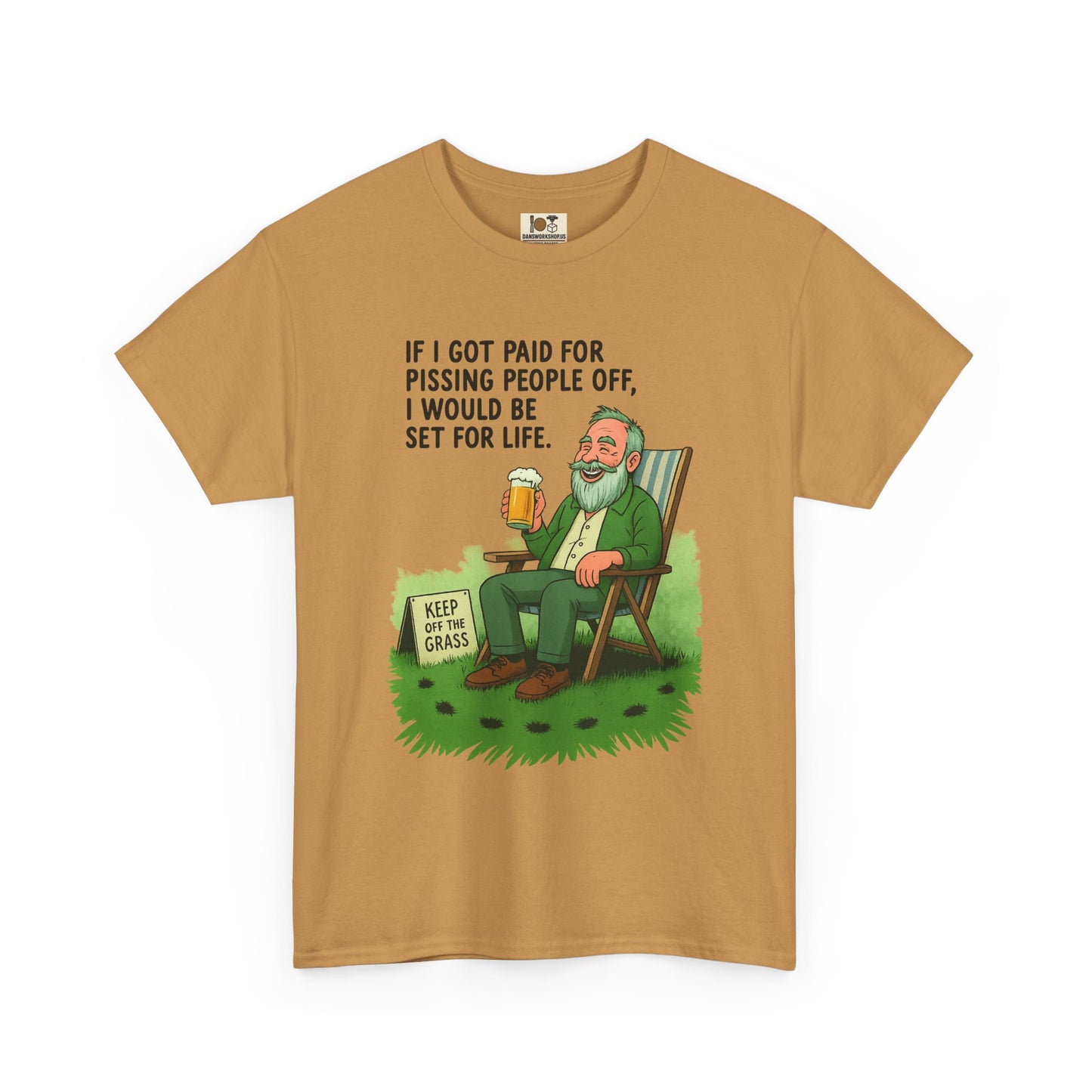 Funny Graphic Tee, Unisex Heavy Cotton T-Shirt, Gift for Men, Humorous Shirt for Friends, Casual Wear, Birthday Gift, Everyday Humor