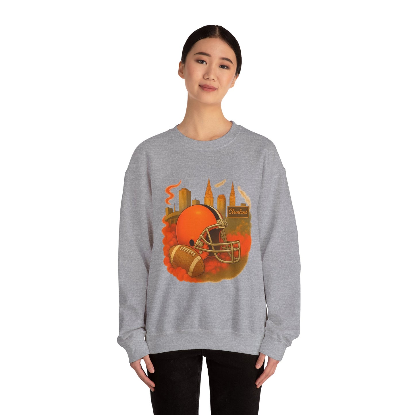 Cleveland Football Crewneck Sweatshirt