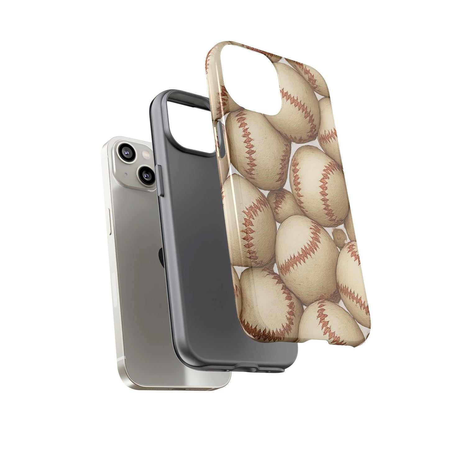Baseball Phone Case, Tough Cases for Sports Fans, Custom iPhone Cover, Unique Gift for Baseball Lovers, Durable Protection