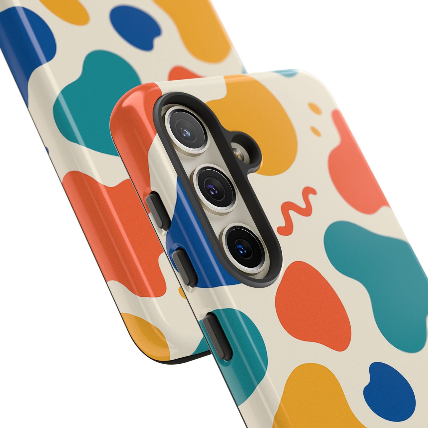 Colorful Phone Case with Abstract Design, Stylish Phone Cover, Trendy Tech Accessory for Her, Unique Gift Idea, Fun Patterned Case
