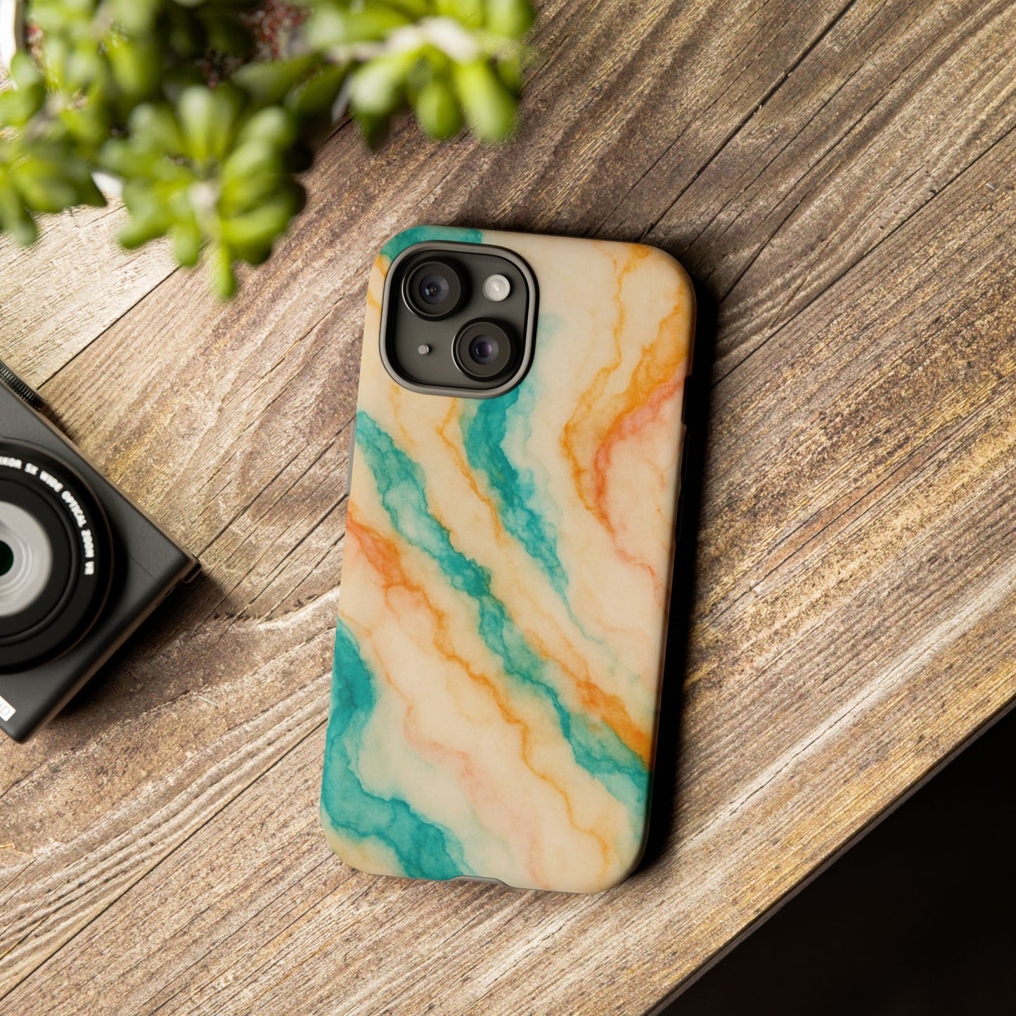 Stylish Phone Case - Tough Cases with Abstract Marble Design, Trendy Accessory, Gift for Her, Protective Case, Unique Phone Cover
