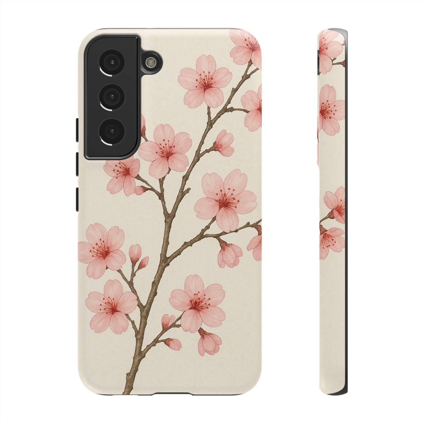 Cherry Blossom Phone Case, Floral Phone Cover, Tough Case for Gifts, Spring Decor, Cute Tech Accessories, Nature Lover's Gift