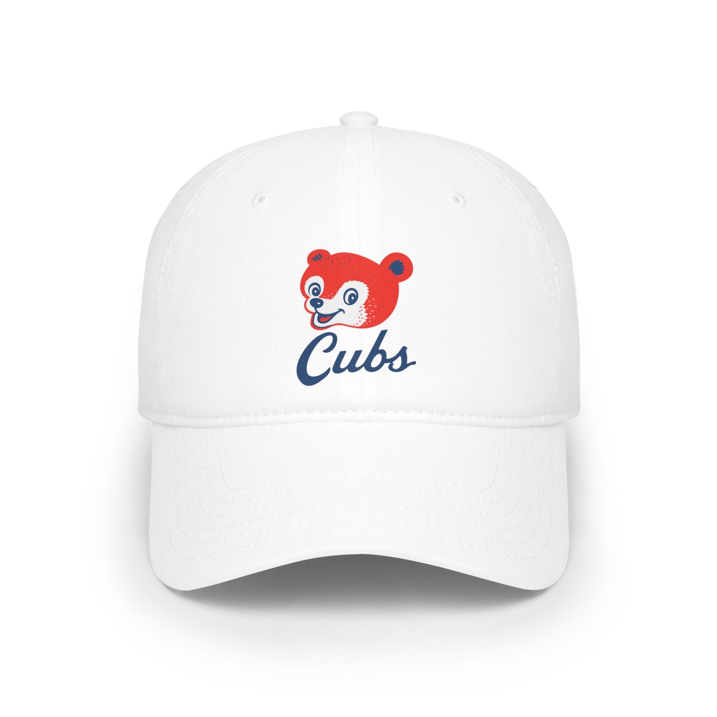 Cheerful Cubs Low Profile Baseball Cap - Fun Gift for Sports Fans, Summer Outings, Outdoor Events, Birthday Parties, Casual Wear