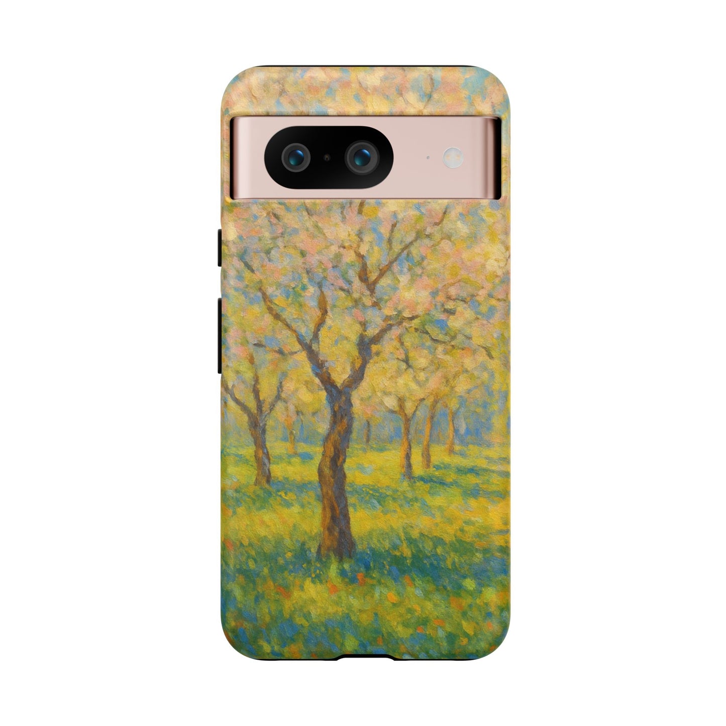 Artistic Phone Case, Tough Phone Case, Flower Tree Case, Spring Decor, Unique Phone Cover, Nature Lover Gift