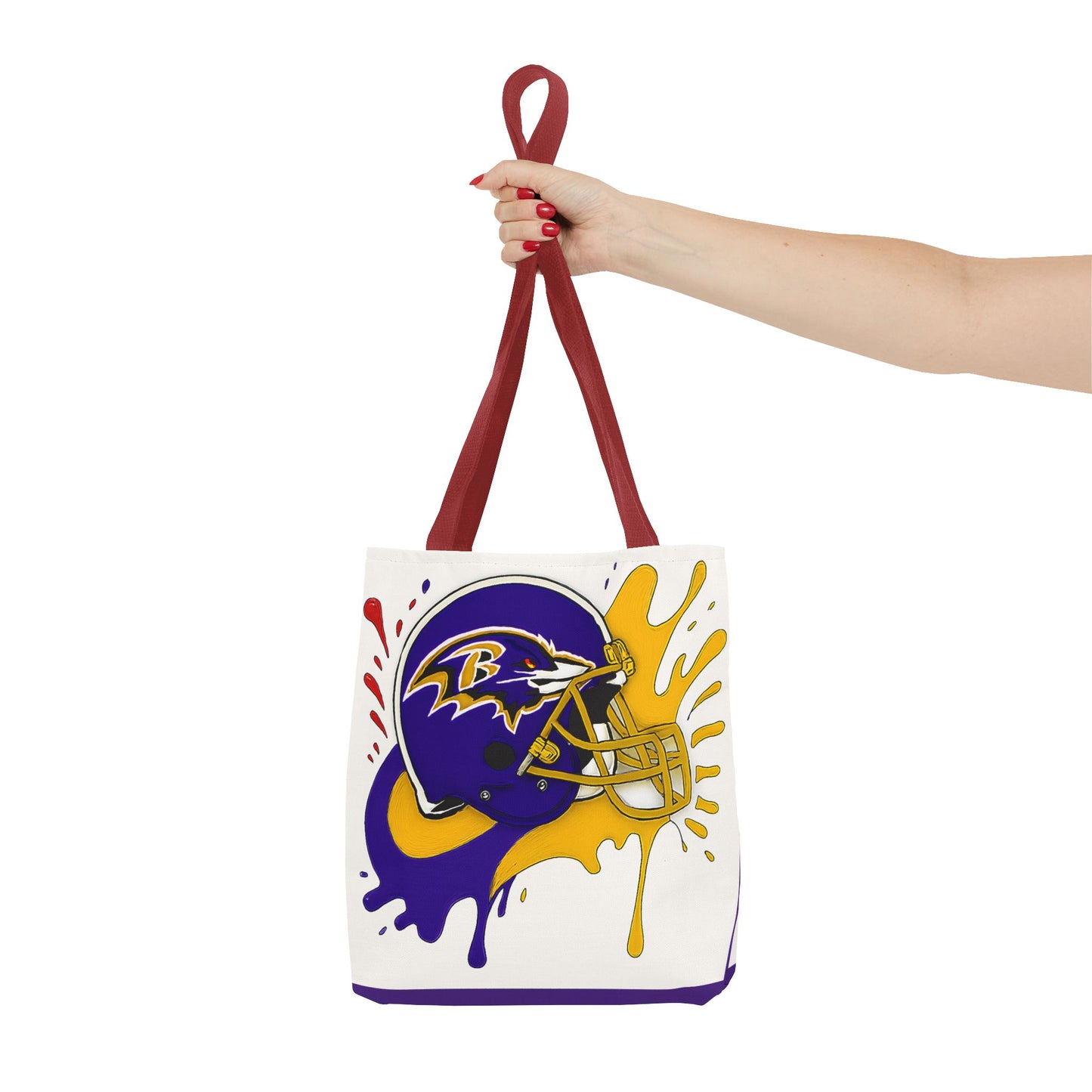 Bold Ravens-Inspired Tote Bag, Football Fan Gift, Sports Tote, Game Day Accessory, Team Spirit Bag, Unique Gift for Her