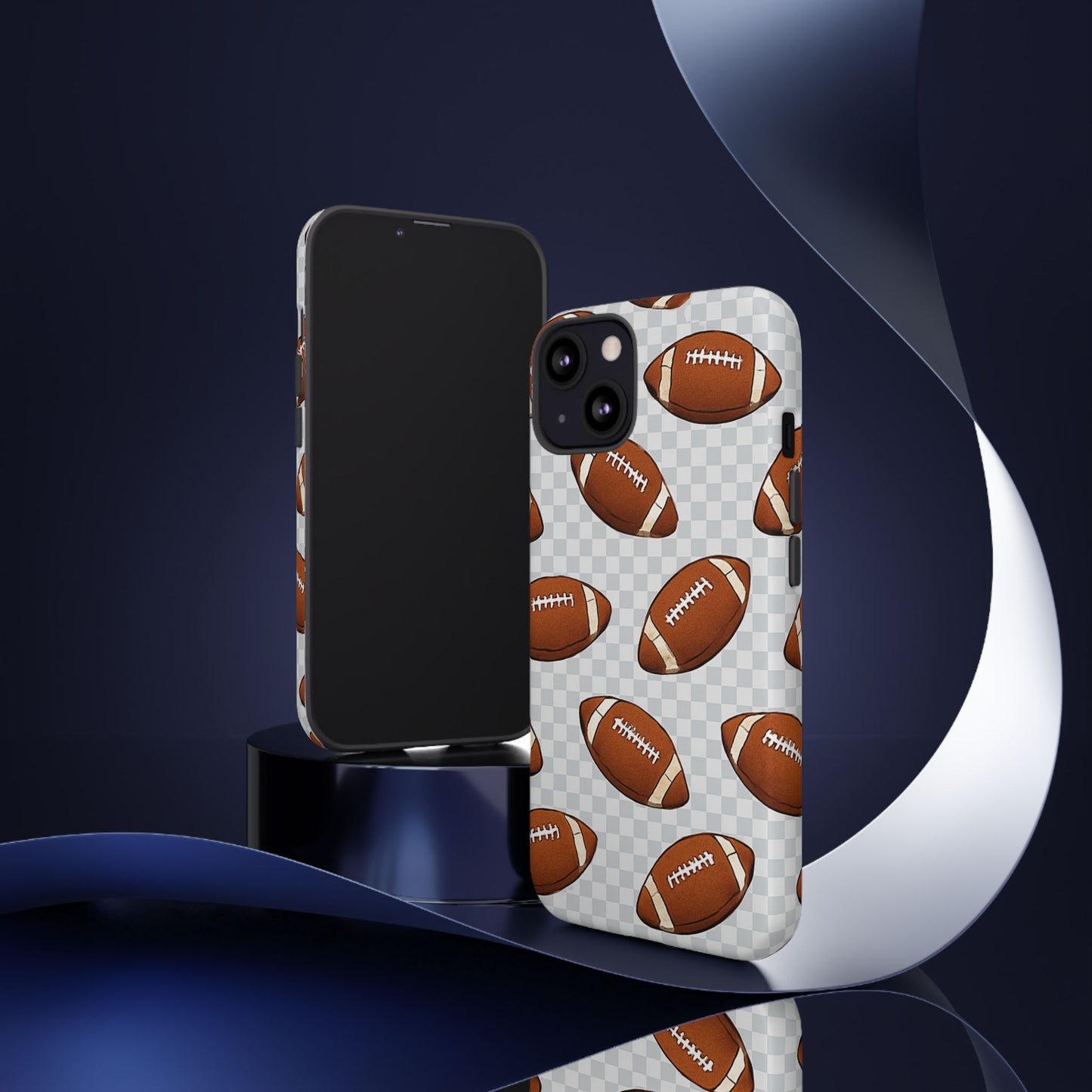 Football Phone Case, Tough Cases for Sports Fans, Unique Gift for Football Lovers, Protective Decor, Athletic Accessories