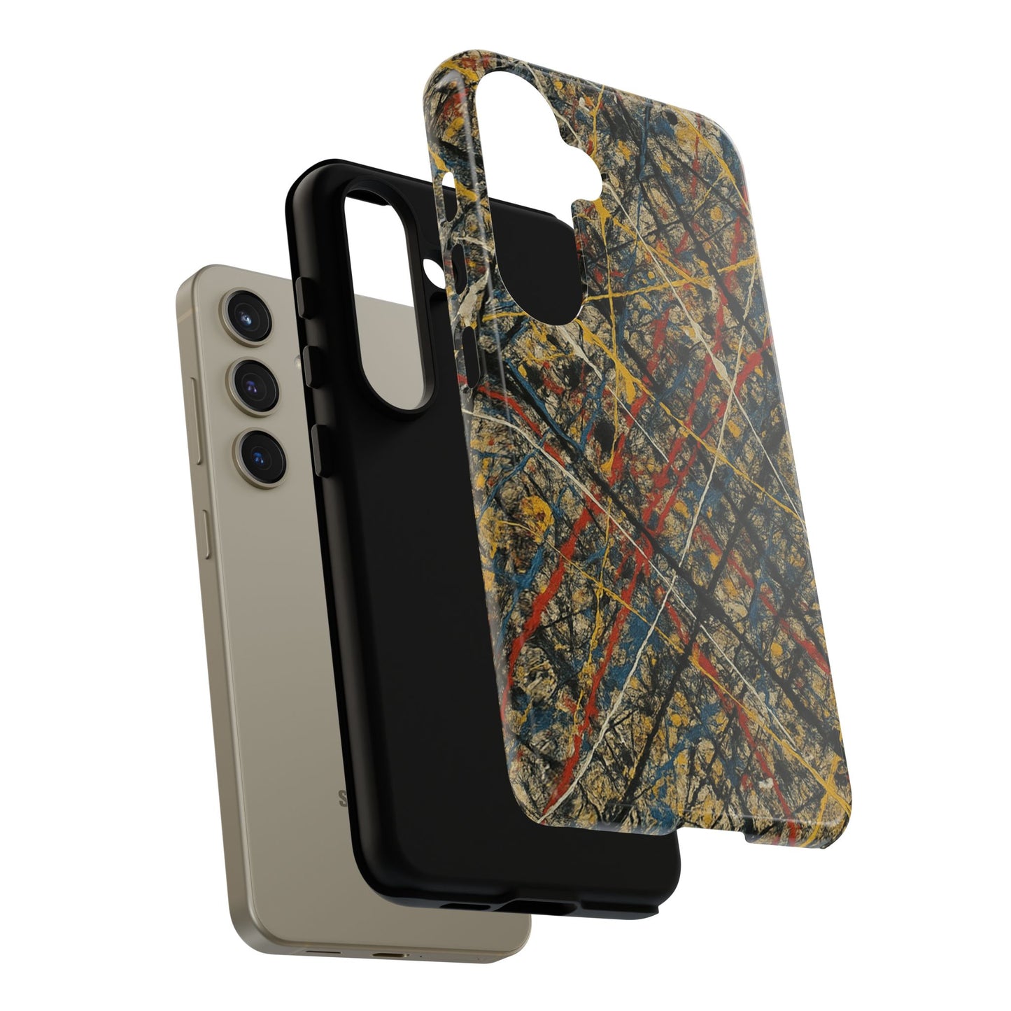 Tough Cases Phone Case - Bold Abstract Design, Stylish Mobile Cover, Unique Gift for Him/Her, Durable Accessory, Trendy Protection