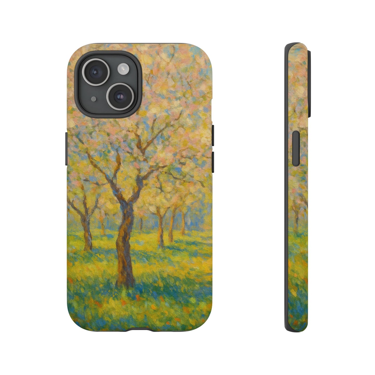Artistic Phone Case, Tough Phone Case, Flower Tree Case, Spring Decor, Unique Phone Cover, Nature Lover Gift