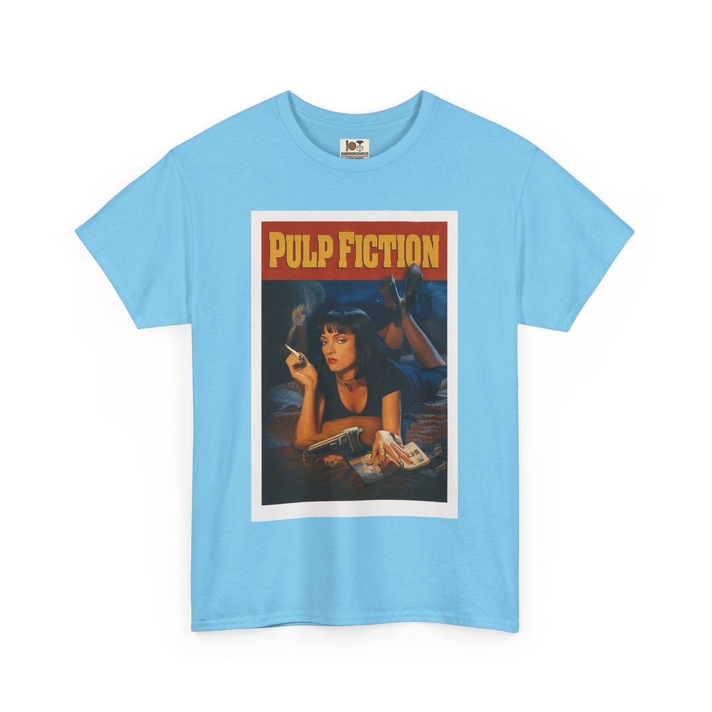 Pulp Fiction Vintage-Style Tee, Retro Movie Shirt, Unisex Cotton Tee, 90s Nostalgia Top, Fan Gift, Movie Lover Apparel