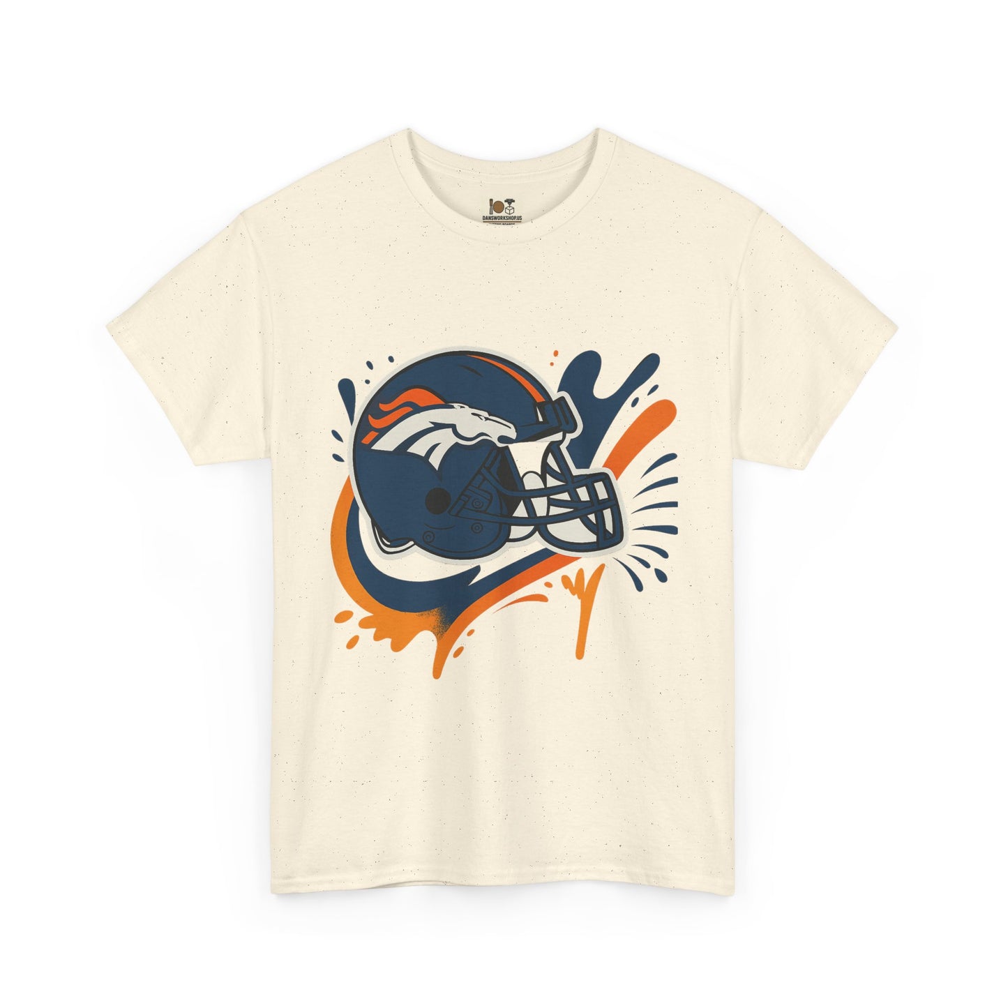 Denver Broncos Heavy Cotton Tee, Sports Team Shirt, Game Day Apparel, Unisex T-Shirt, Football Fan Gift, Denver Merchandise