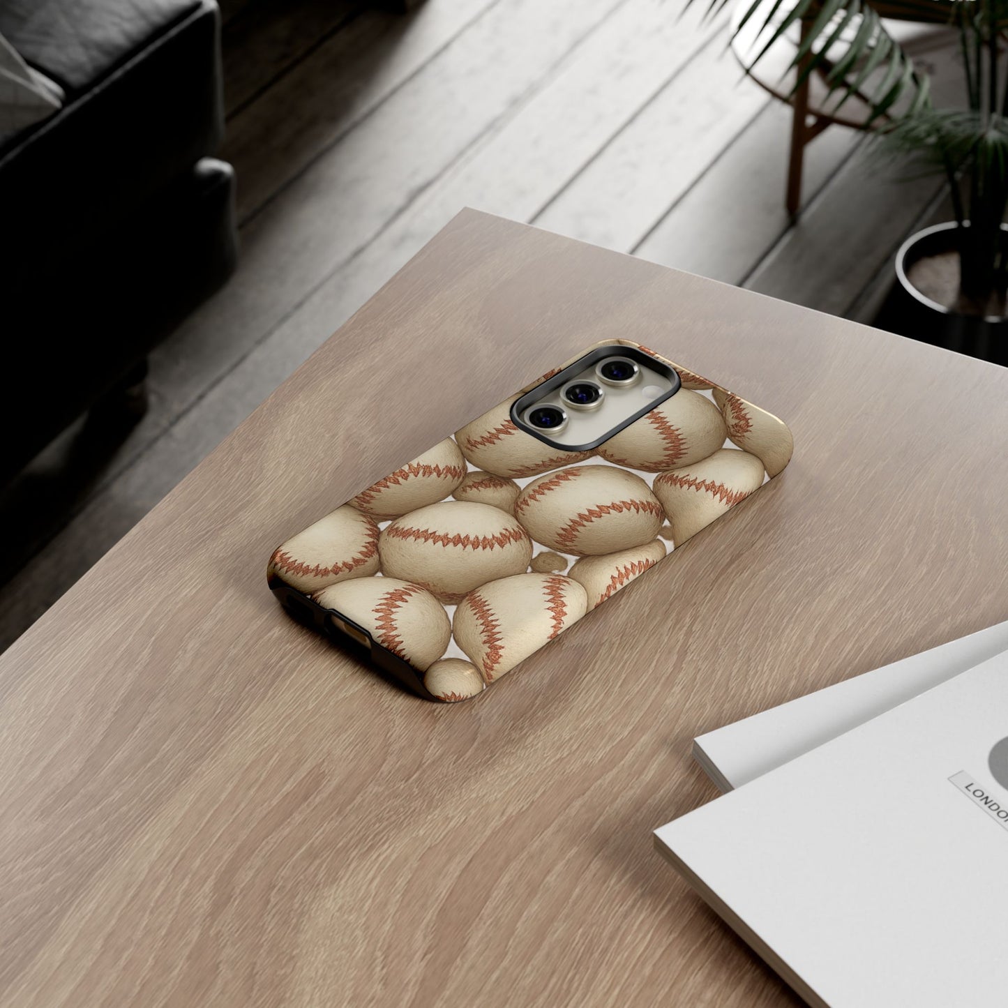 Baseball Phone Case, Tough Cases for Sports Fans, Custom iPhone Cover, Unique Gift for Baseball Lovers, Durable Protection