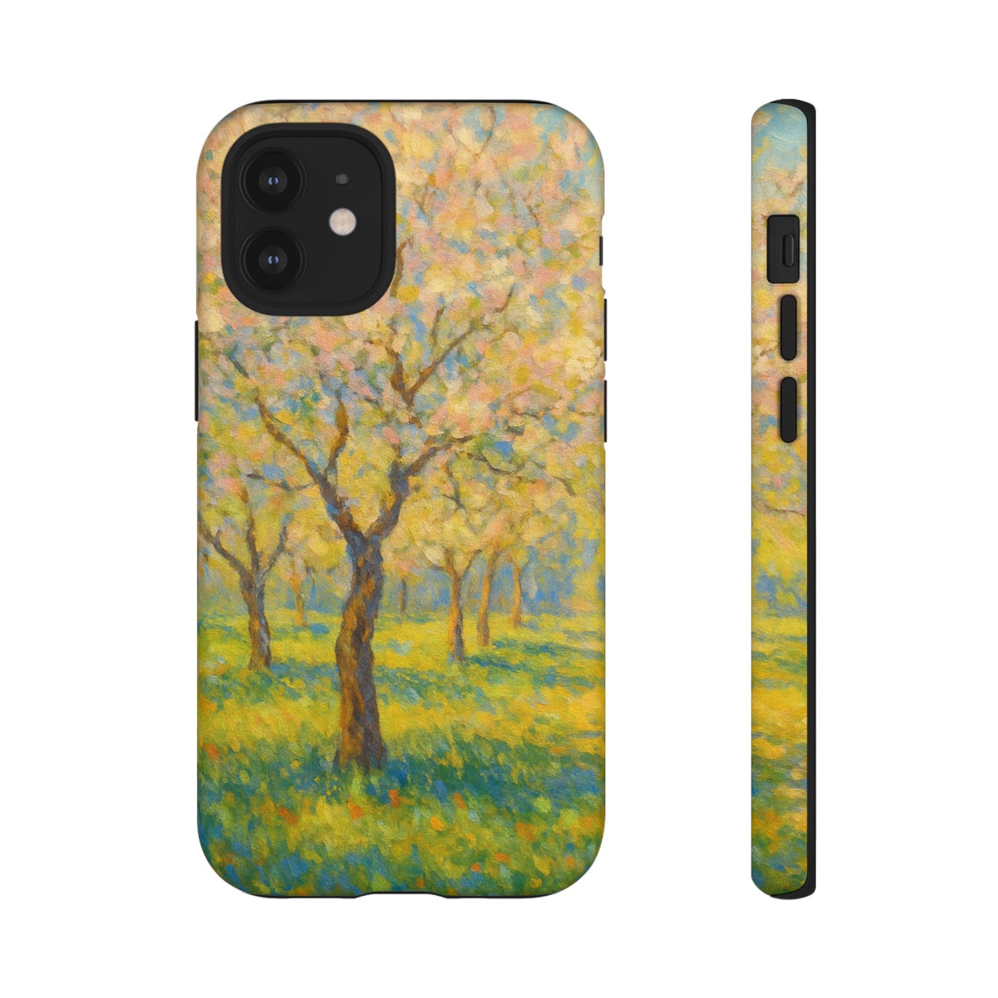 Artistic Phone Case, Tough Phone Case, Flower Tree Case, Spring Decor, Unique Phone Cover, Nature Lover Gift