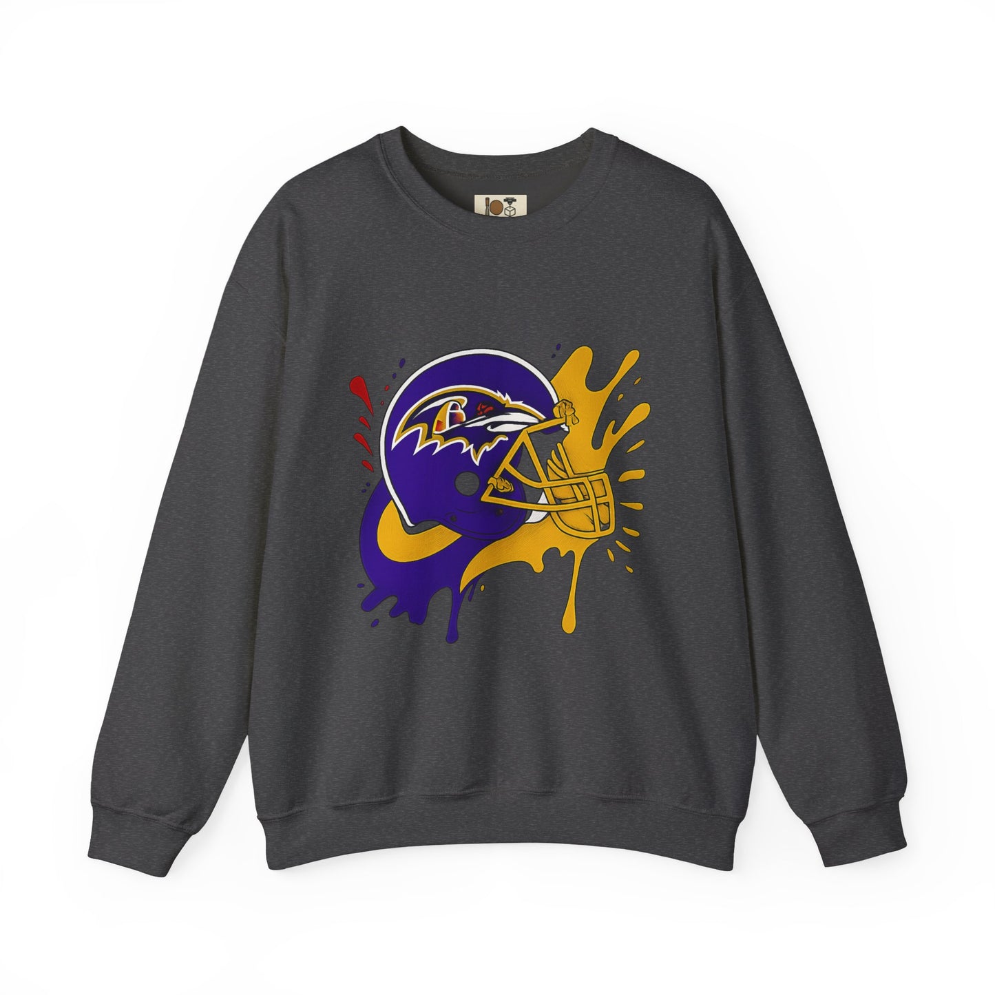 Baltimore Ravens Crewneck Sweatshirt, Unisex Sport Sweatshirt, Football Fan Apparel, Comfy Game Day Outfit, NFL Gift for Him/Her