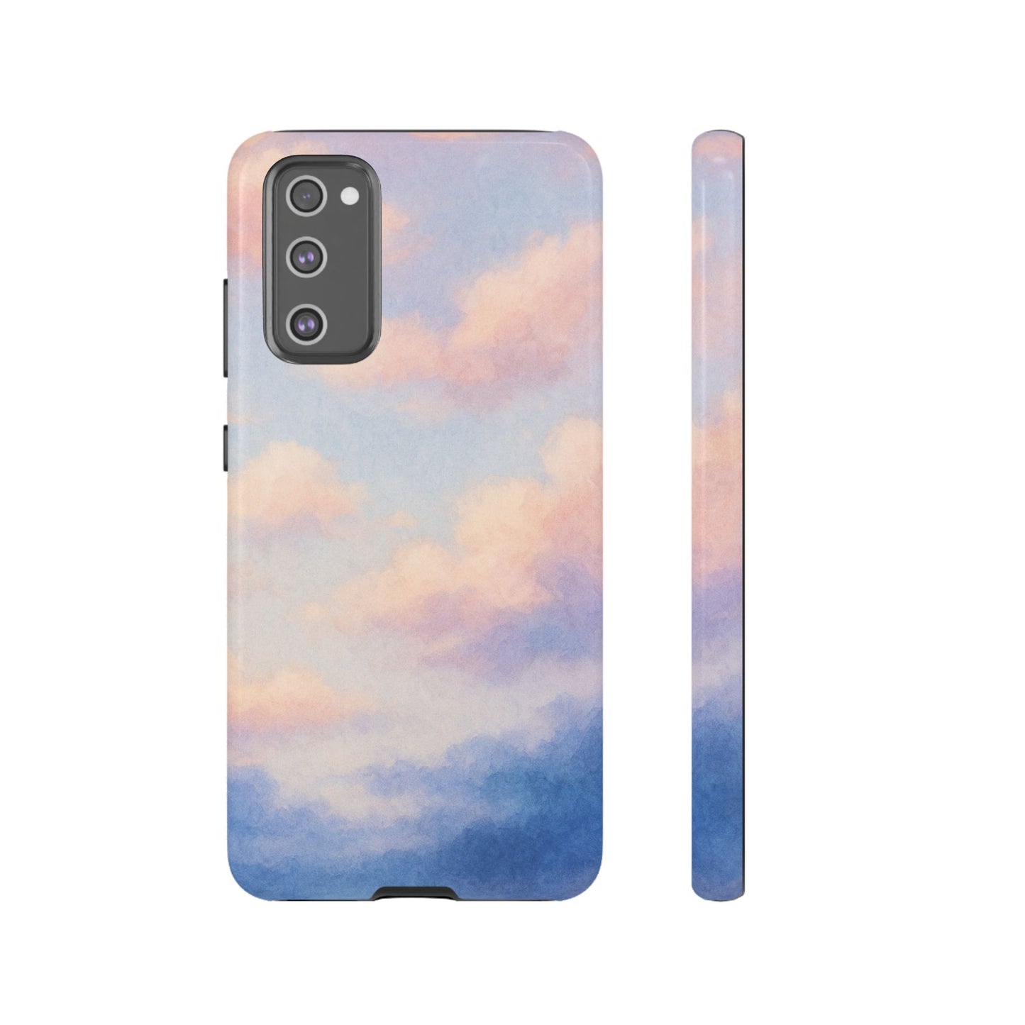 Sky Blue Cloud Phone Case, Tough Phone Cover, Aesthetic Cell Phone Accessory, Gift for Teen, Trendy Tech Protection