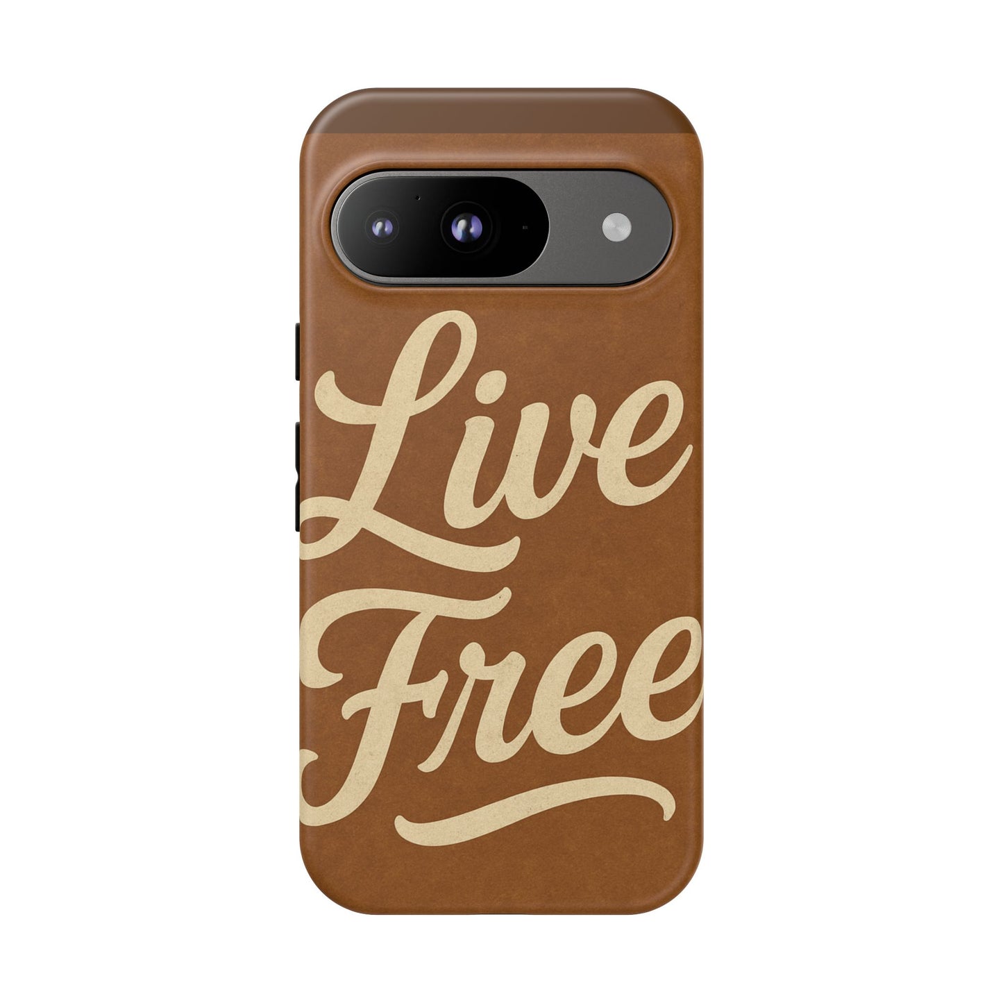 Live Free Phone Case, Tough Cases, Inspirational Phone Accessories, Gift for Adventurers, Customizable Design, Unique Tech Gifts