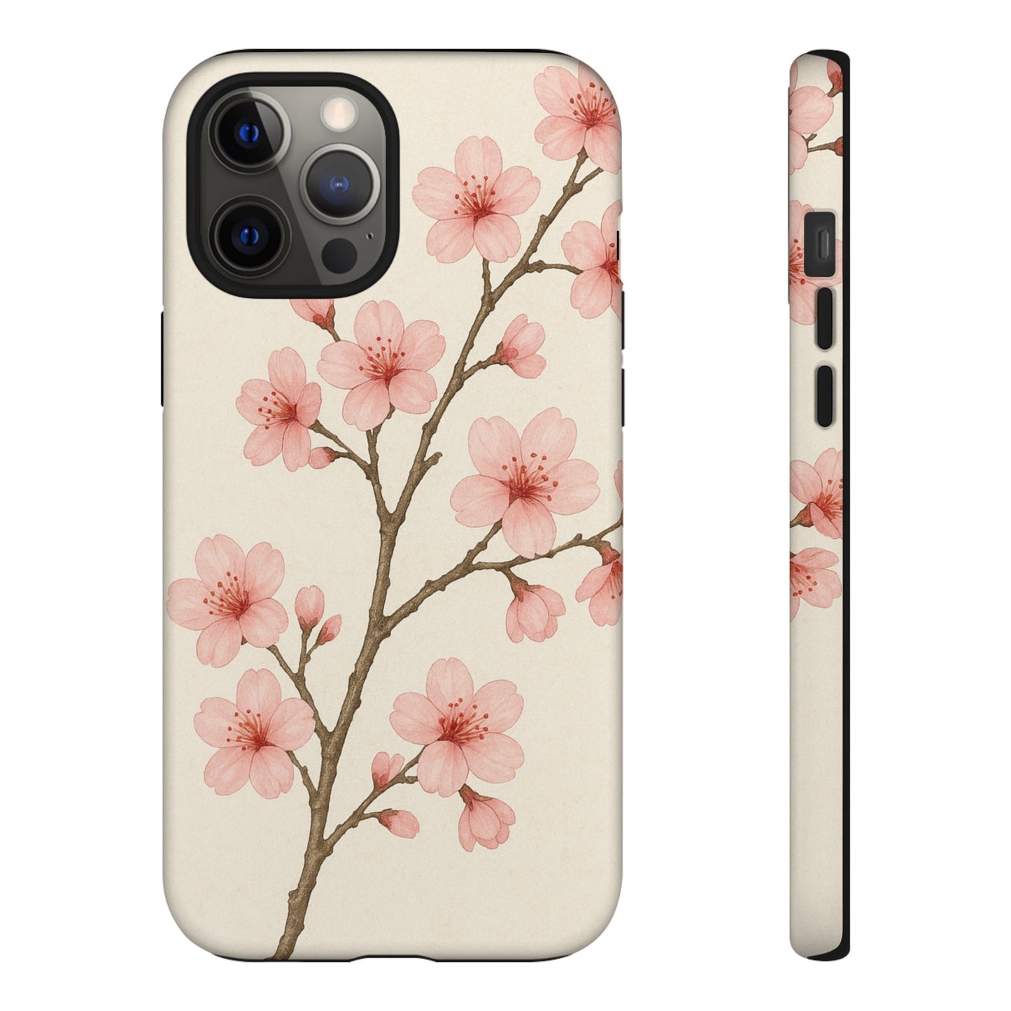 Cherry Blossom Phone Case, Floral Phone Cover, Tough Case for Gifts, Spring Decor, Cute Tech Accessories, Nature Lover's Gift