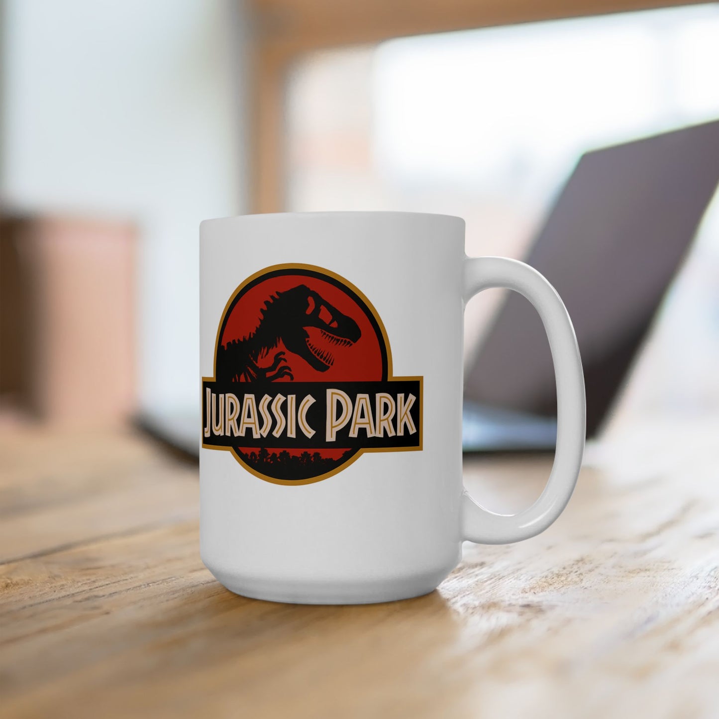 Jurassic Park Ceramic Mug | Dinosaur Coffee Mug | Gifts for Dinosaur Lovers | Movie Merchandise | Unique Kitchen Decor