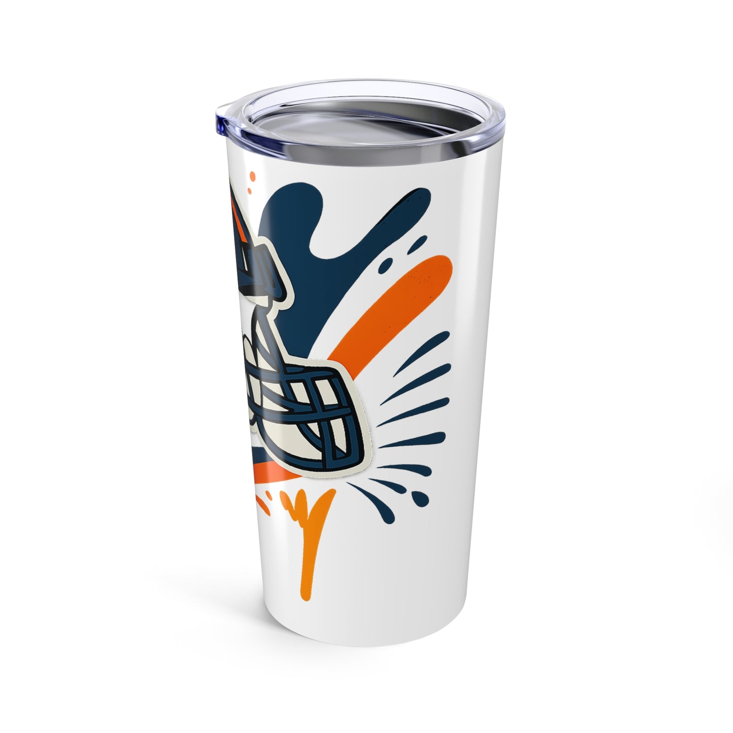 Sporty Tumbler 20oz - Perfect for Game Day, Hydration, and Daily Use! Ideal Gift for Football Fans, Team Spirit Cup, Insulated Travel Mug