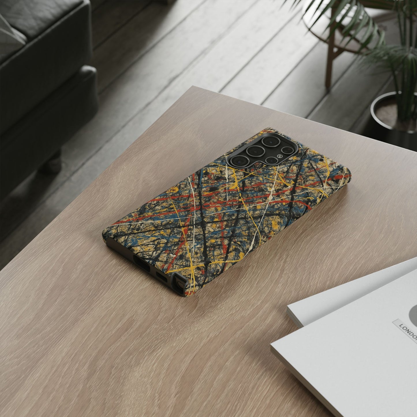 Tough Cases Phone Case - Bold Abstract Design, Stylish Mobile Cover, Unique Gift for Him/Her, Durable Accessory, Trendy Protection