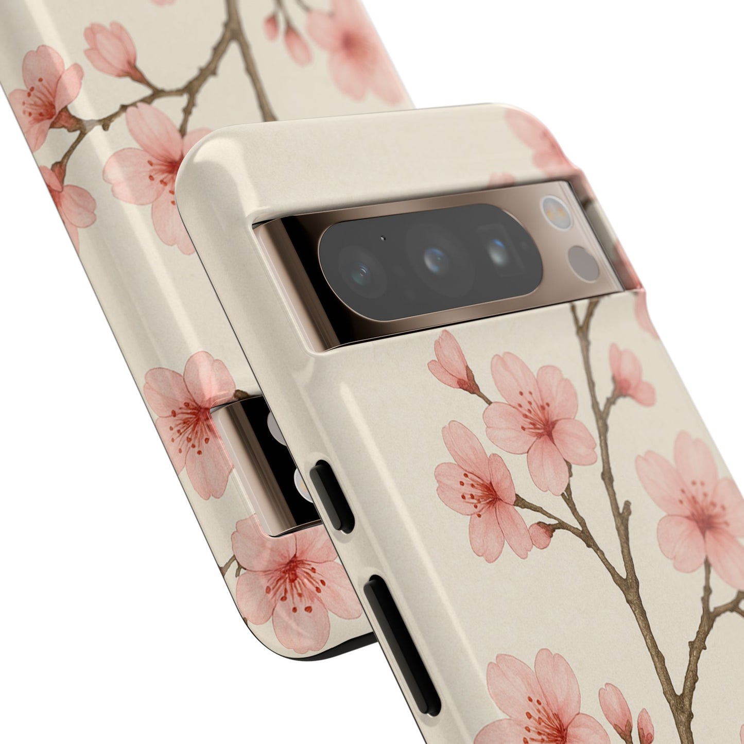 Cherry Blossom Phone Case, Floral Phone Cover, Tough Case for Gifts, Spring Decor, Cute Tech Accessories, Nature Lover's Gift