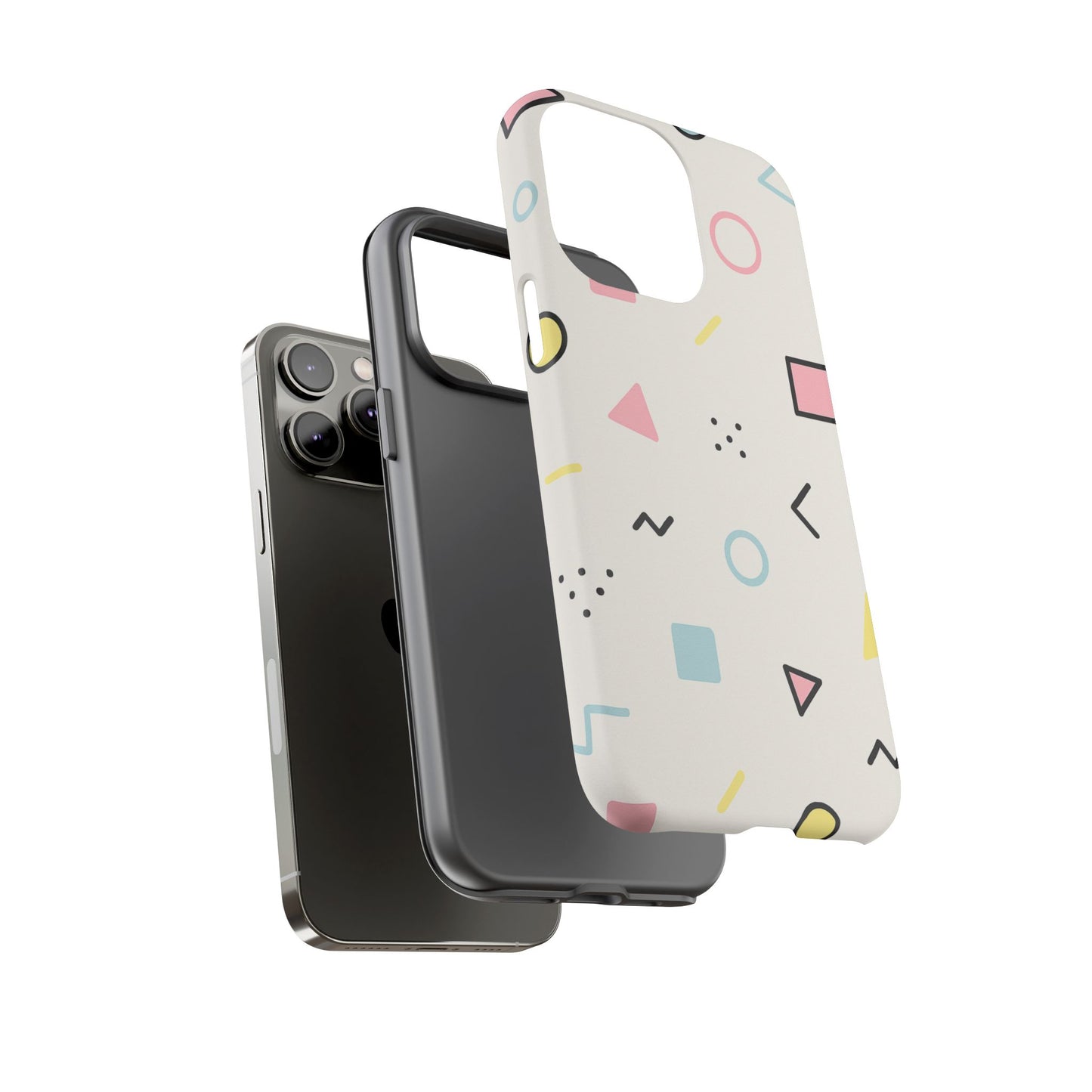 Geometric Phone Case - Stylish Tough Cases for Trendsetters, Unique Phone Covers, Modern Accessories, Gift Ideas for Her
