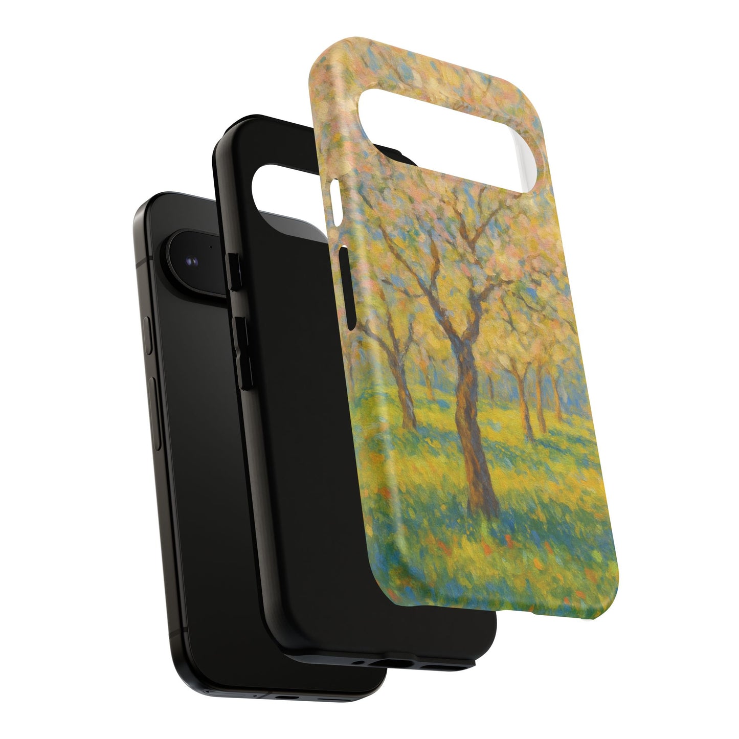 Artistic Phone Case, Tough Phone Case, Flower Tree Case, Spring Decor, Unique Phone Cover, Nature Lover Gift