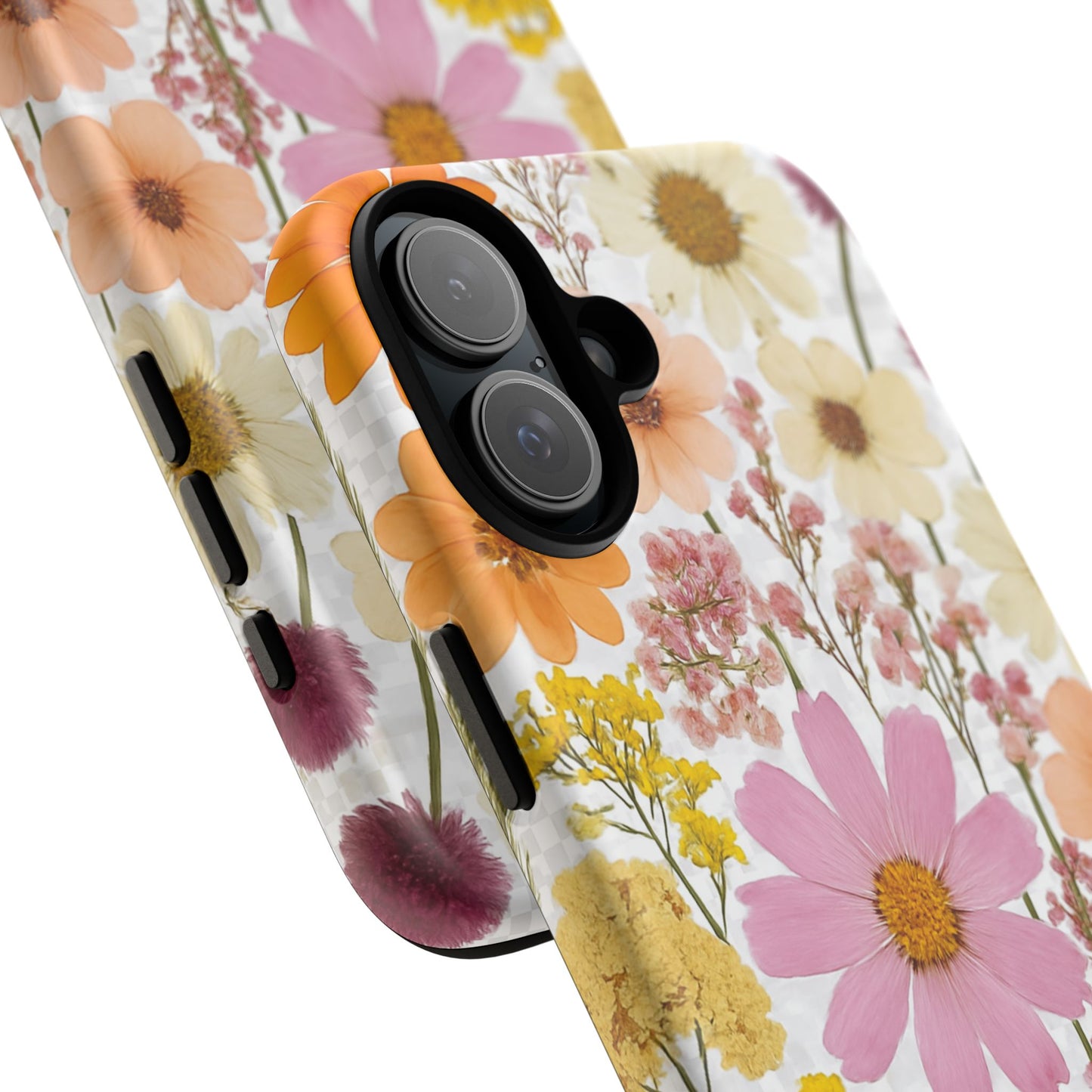 Floral Phone Case - Tough Cases, Stylish Protective Cover, Flower Design, Trendy Gift, Nature Lover Accessory, DRIED FLOWERS