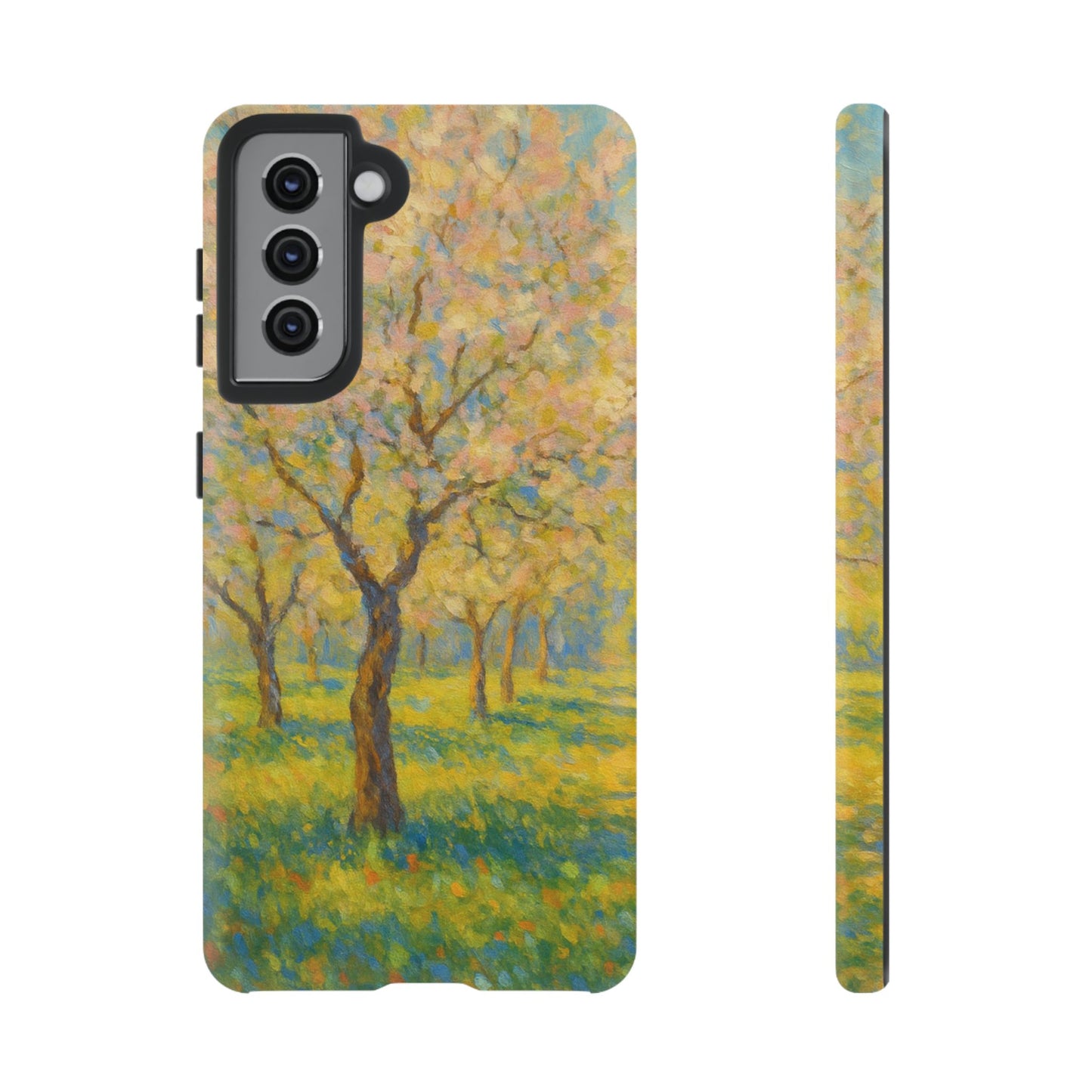 Artistic Phone Case, Tough Phone Case, Flower Tree Case, Spring Decor, Unique Phone Cover, Nature Lover Gift