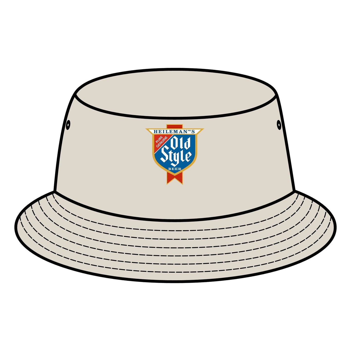 Vintage Old Style Bucket Hat, Unisex Summer Hat, Festival Accessory, Casual Outing Hat, Outdoor Sun Protection