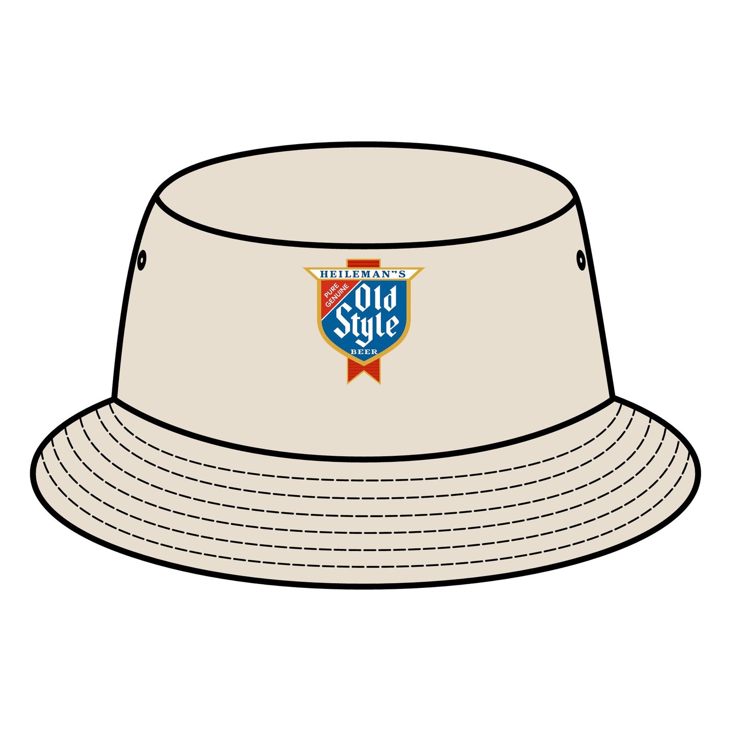 Vintage Old Style Bucket Hat, Unisex Summer Hat, Festival Accessory, Casual Outing Hat, Outdoor Sun Protection