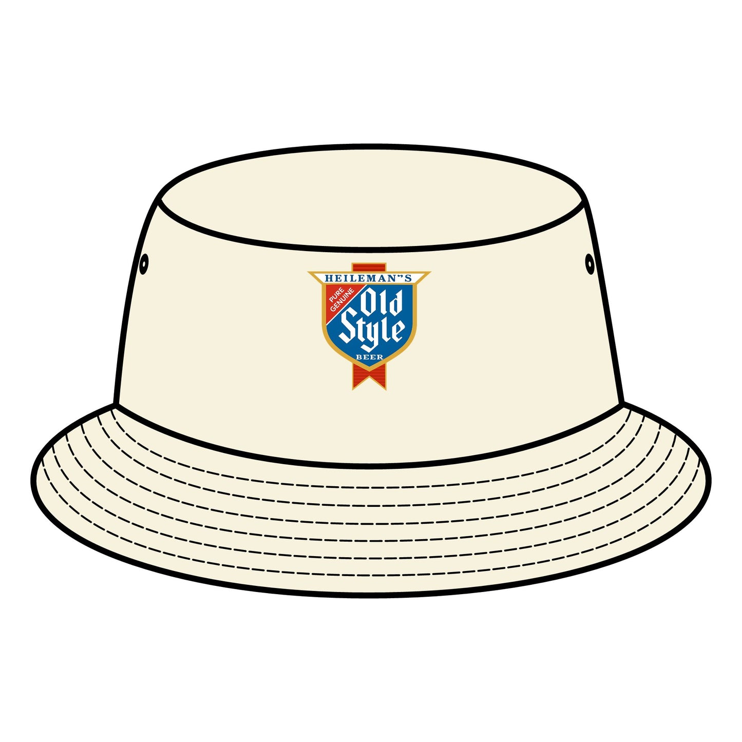 Vintage Old Style Bucket Hat, Unisex Summer Hat, Festival Accessory, Casual Outing Hat, Outdoor Sun Protection