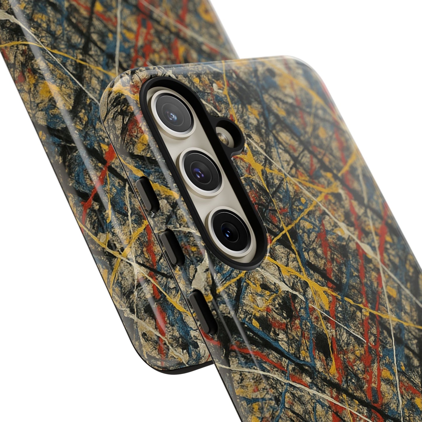 Tough Cases Phone Case - Bold Abstract Design, Stylish Mobile Cover, Unique Gift for Him/Her, Durable Accessory, Trendy Protection