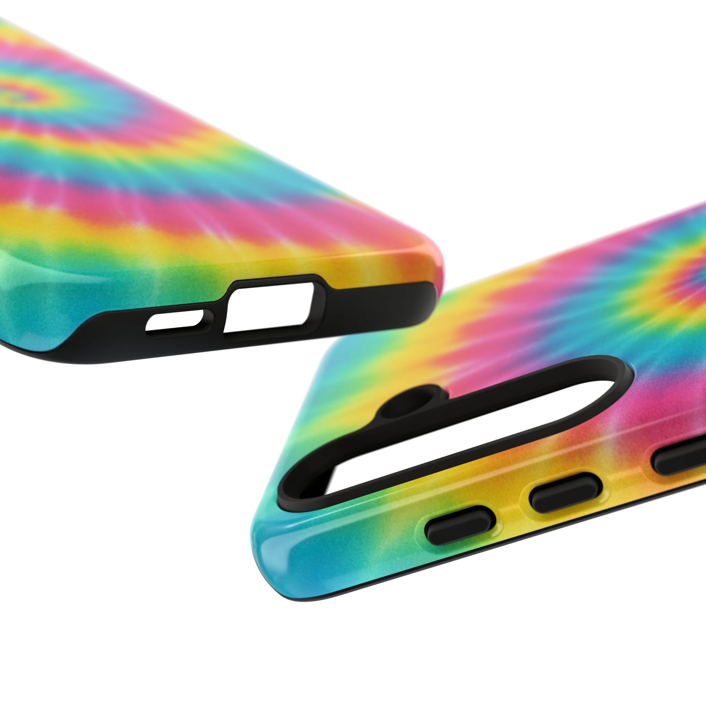 Colorful Tie-Dye Phone Case, Vibrant Phone Cover, Boho Style Accessory, Gift for Teens, Trendy Phone Accessories