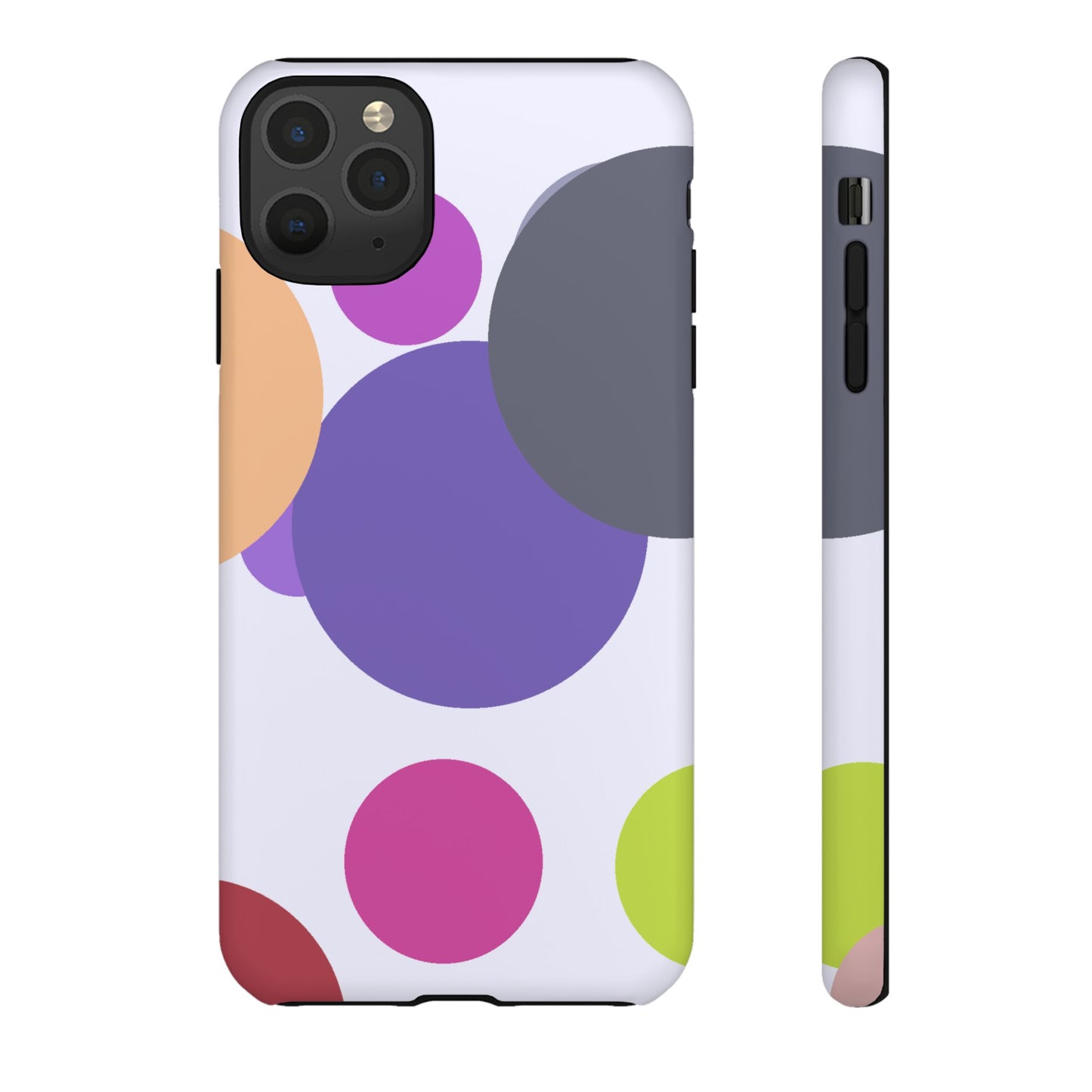 Colorful Geometric Phone Case, Bold Protective Cover for iPhone, Unique Gift for Trendy Teens, Fun Customizable Cases, Modern Design