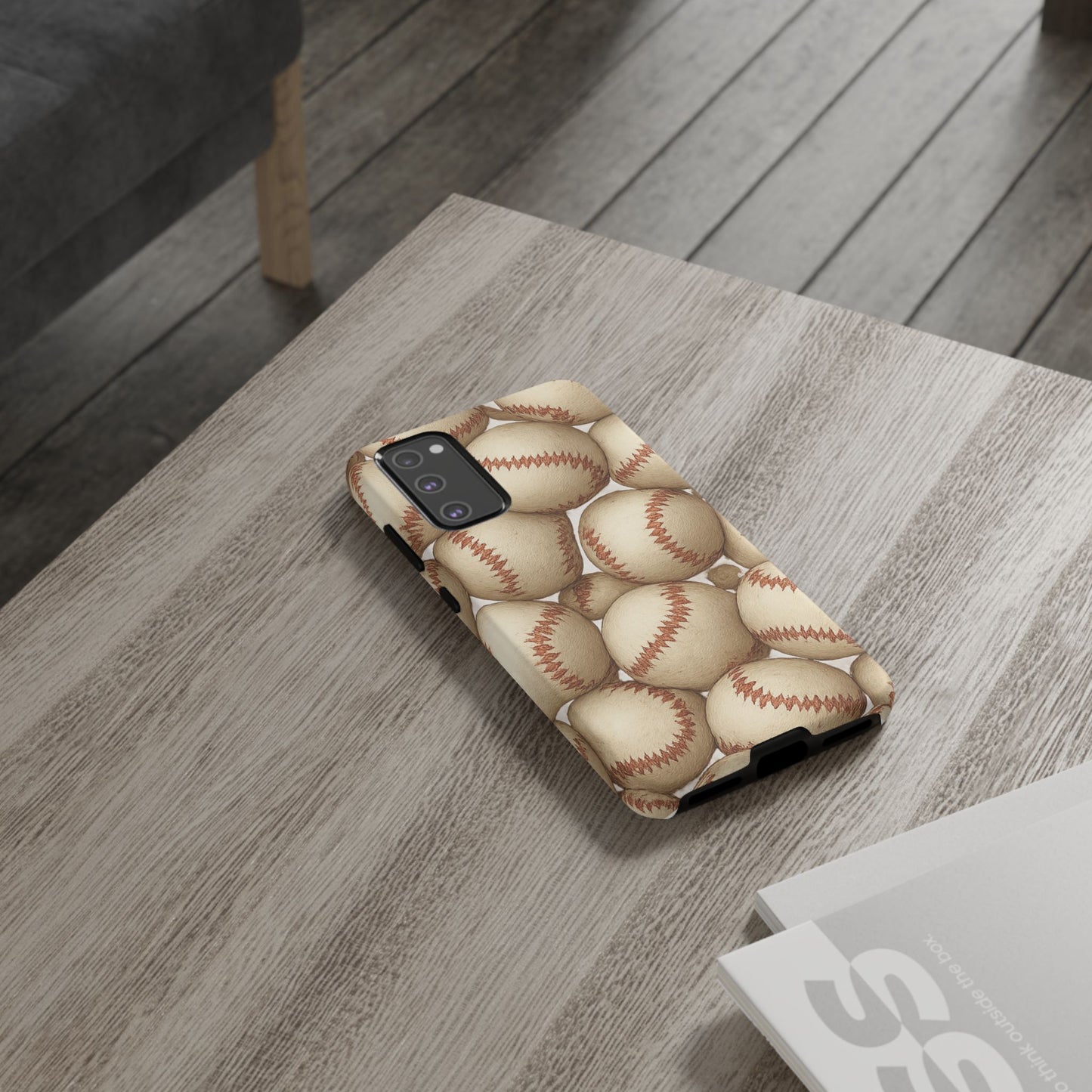 Baseball Phone Case, Tough Cases for Sports Fans, Custom iPhone Cover, Unique Gift for Baseball Lovers, Durable Protection
