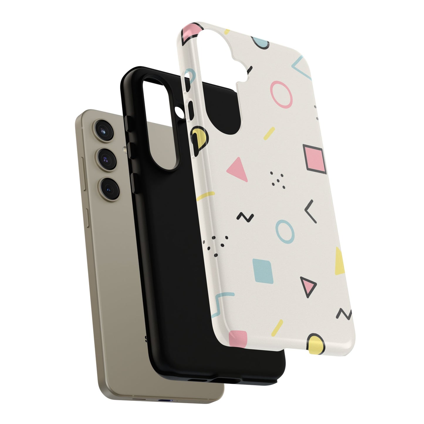 Geometric Phone Case - Stylish Tough Cases for Trendsetters, Unique Phone Covers, Modern Accessories, Gift Ideas for Her
