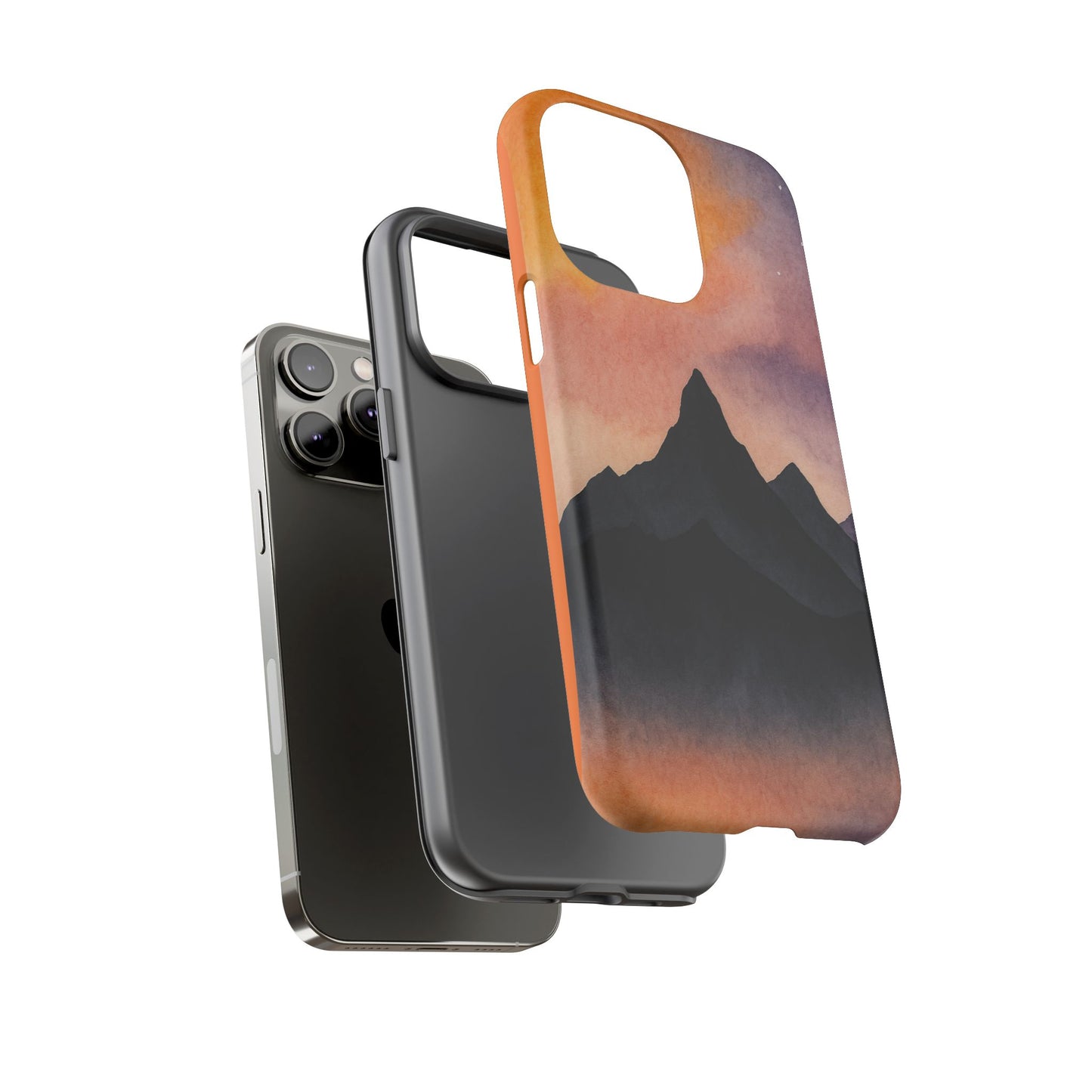 Mountain Sunset Phone Case, Nature Lover's Gift, Adventure Phone Cover, Unique Cellphone Accessories, Outdoor Enthusiast Decor