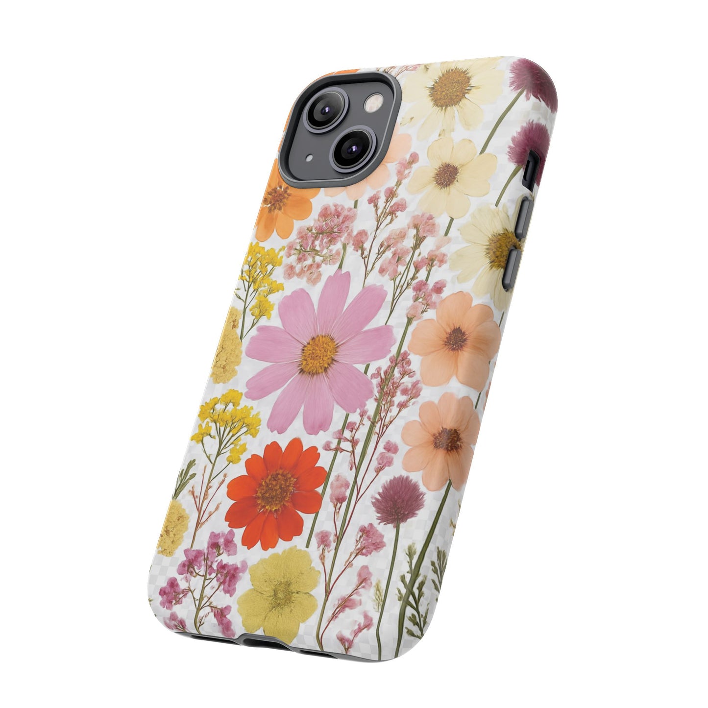 Floral Phone Case - Tough Cases, Stylish Protective Cover, Flower Design, Trendy Gift, Nature Lover Accessory, DRIED FLOWERS