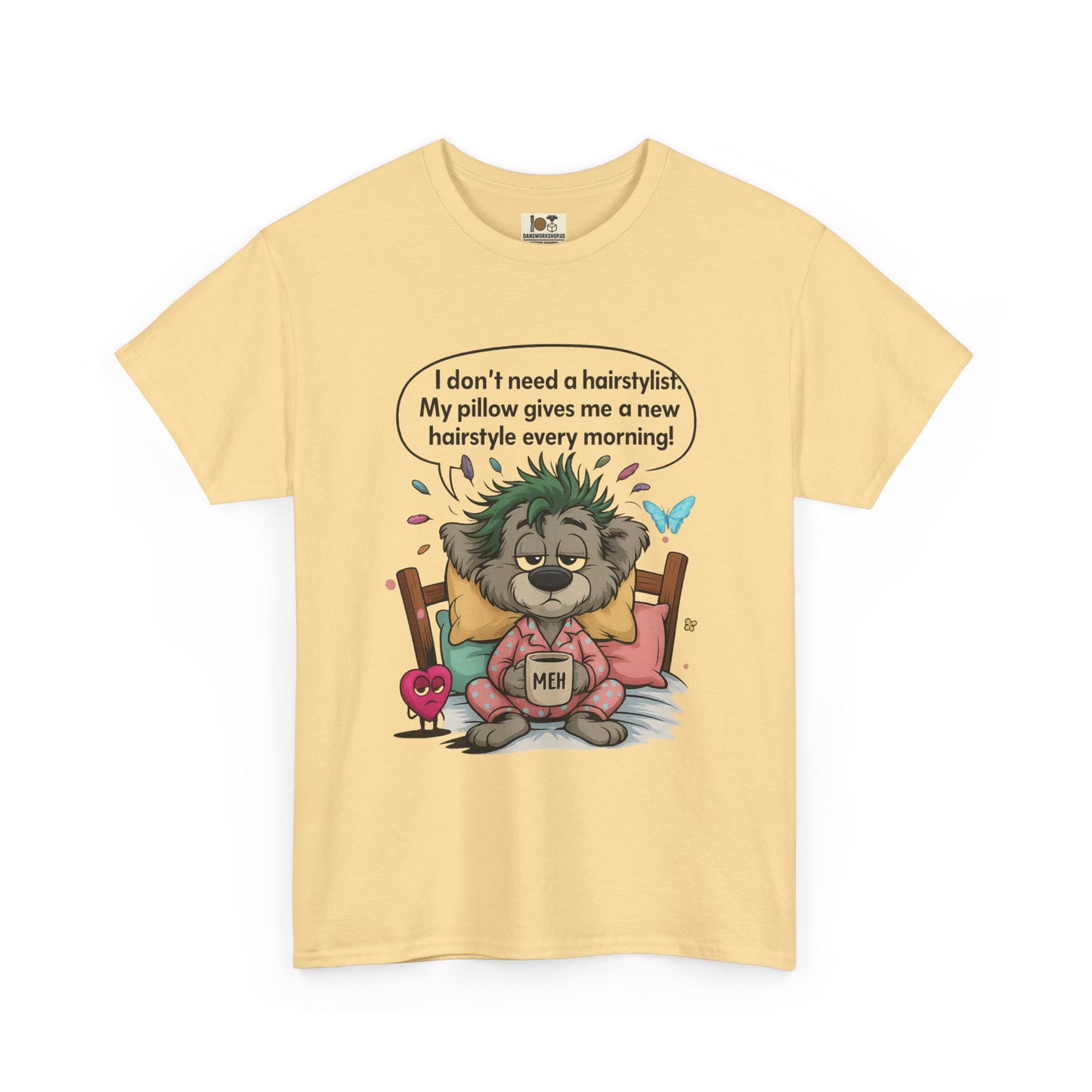 Whimsical Cotton Tee with Funny Quote - Ideal Gift for Friends, Unique Birthday Present, Casual Everyday Wear, Animal Lover Top