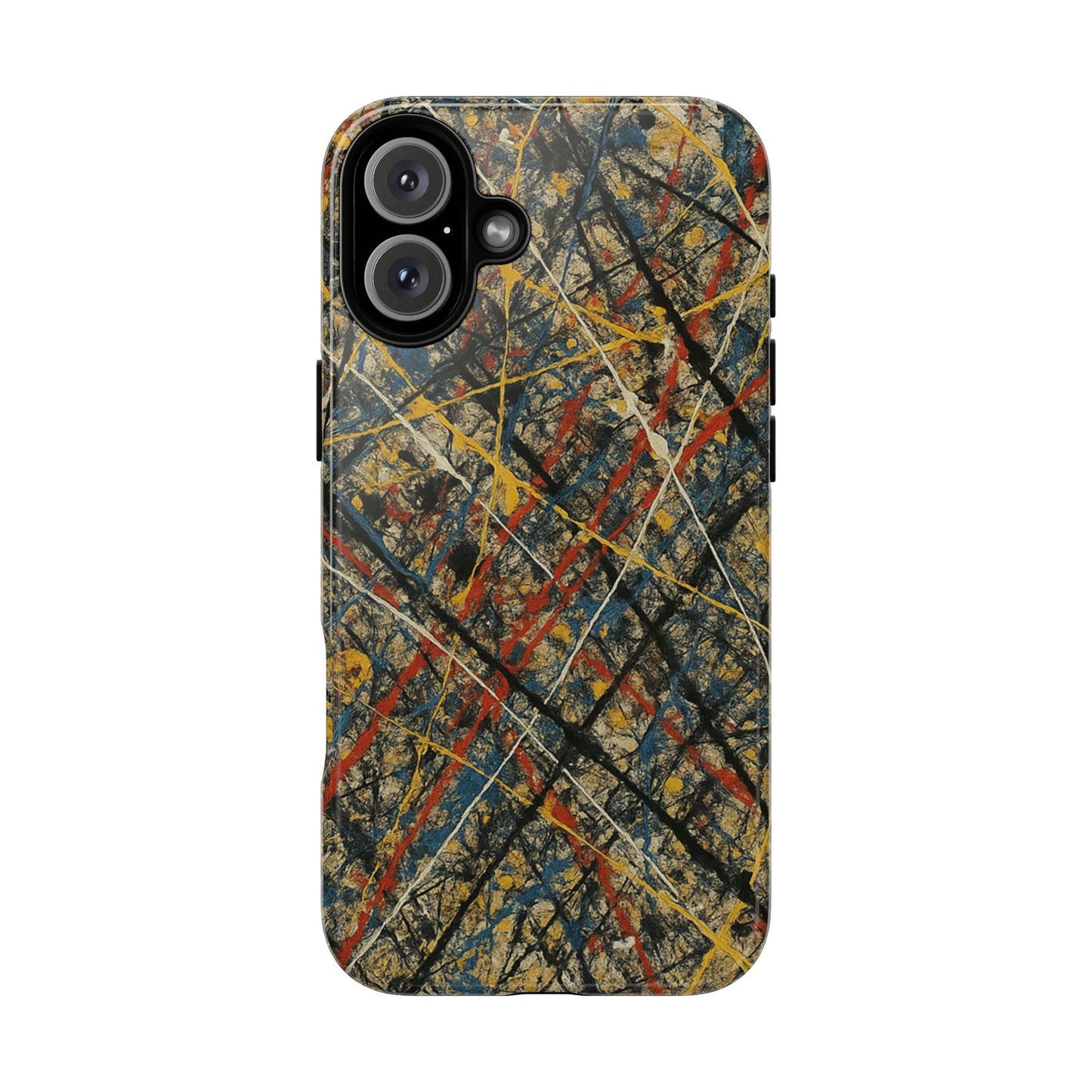 Tough Cases Phone Case - Bold Abstract Design, Stylish Mobile Cover, Unique Gift for Him/Her, Durable Accessory, Trendy Protection