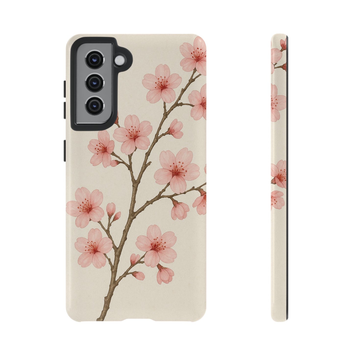 Cherry Blossom Phone Case, Floral Phone Cover, Tough Case for Gifts, Spring Decor, Cute Tech Accessories, Nature Lover's Gift