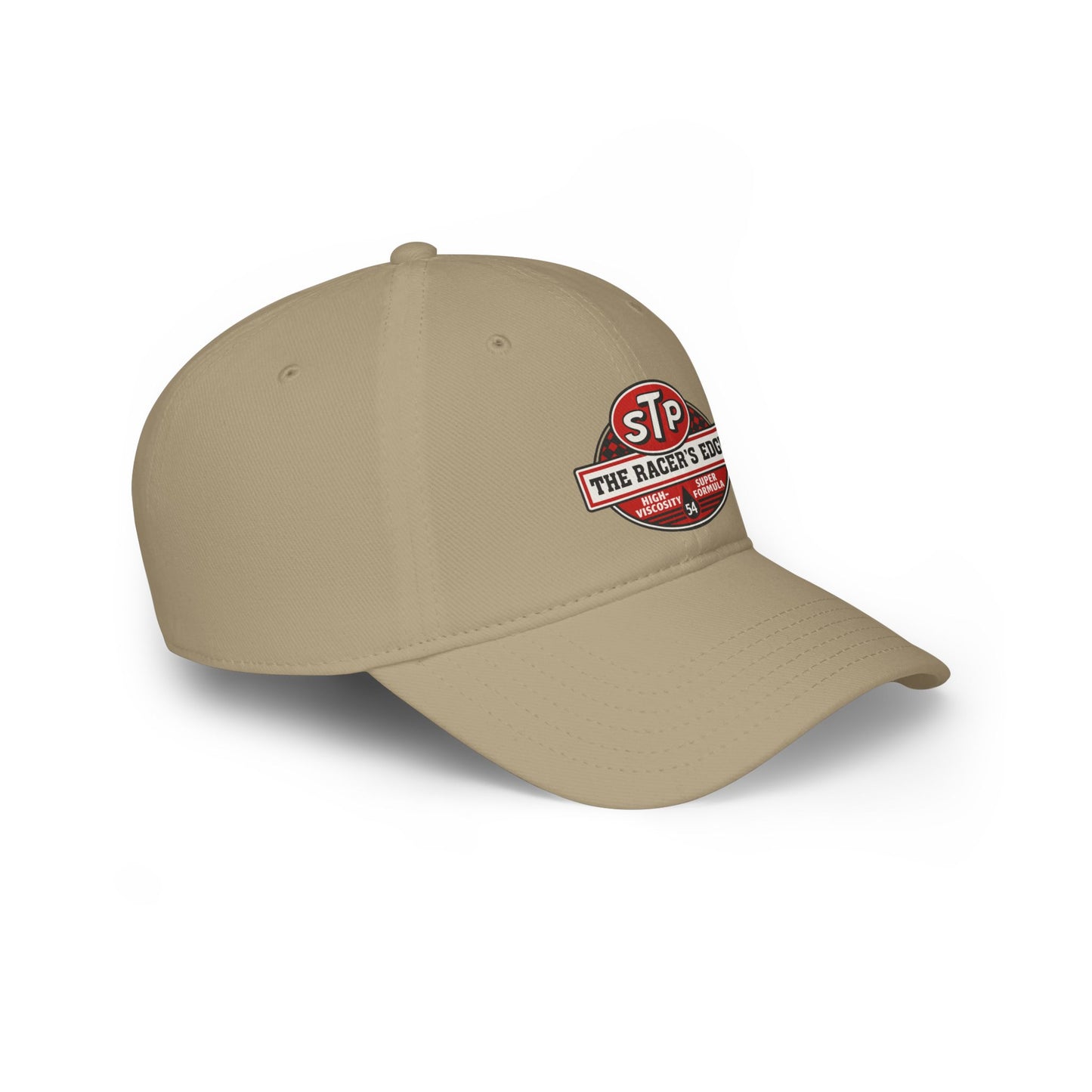 Racing Enthusiast Low Profile Baseball Cap - Adjustable Hat for Fans, Gift for Car Lovers, Red Cap for Events, Sports Cap, Trendy Headwear