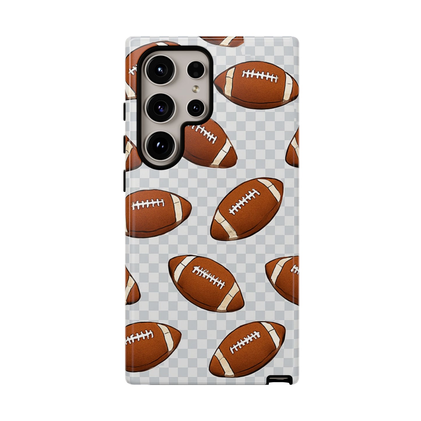 Football Phone Case, Tough Cases for Sports Fans, Unique Gift for Football Lovers, Protective Decor, Athletic Accessories