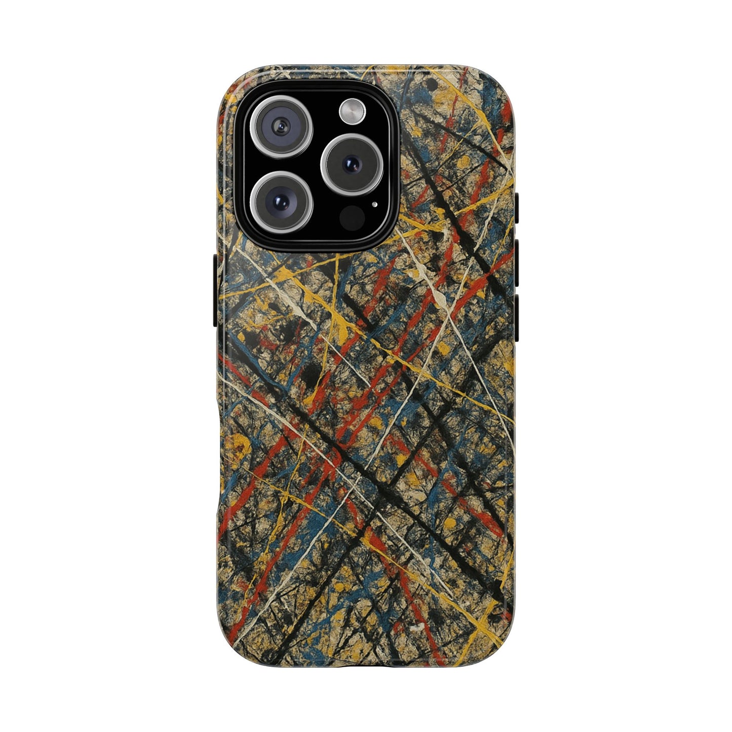 Tough Cases Phone Case - Bold Abstract Design, Stylish Mobile Cover, Unique Gift for Him/Her, Durable Accessory, Trendy Protection