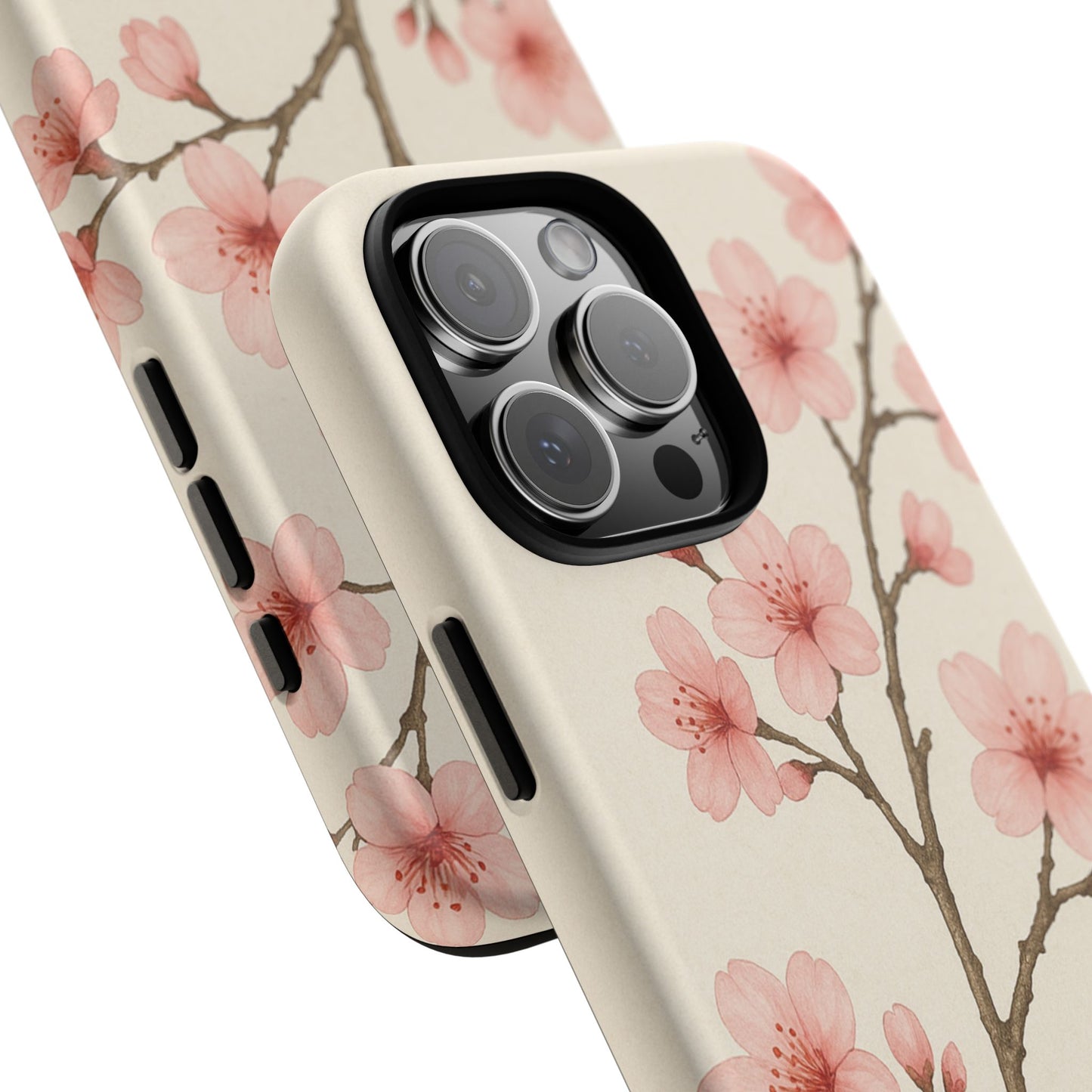 Cherry Blossom Phone Case, Floral Phone Cover, Tough Case for Gifts, Spring Decor, Cute Tech Accessories, Nature Lover's Gift